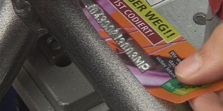 Fahrrad-Codierung des ADFC Jena