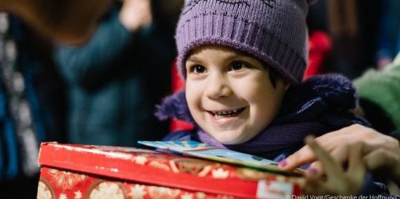 Sammel-Aktion „Weihnachten im Schuhkarton“ 