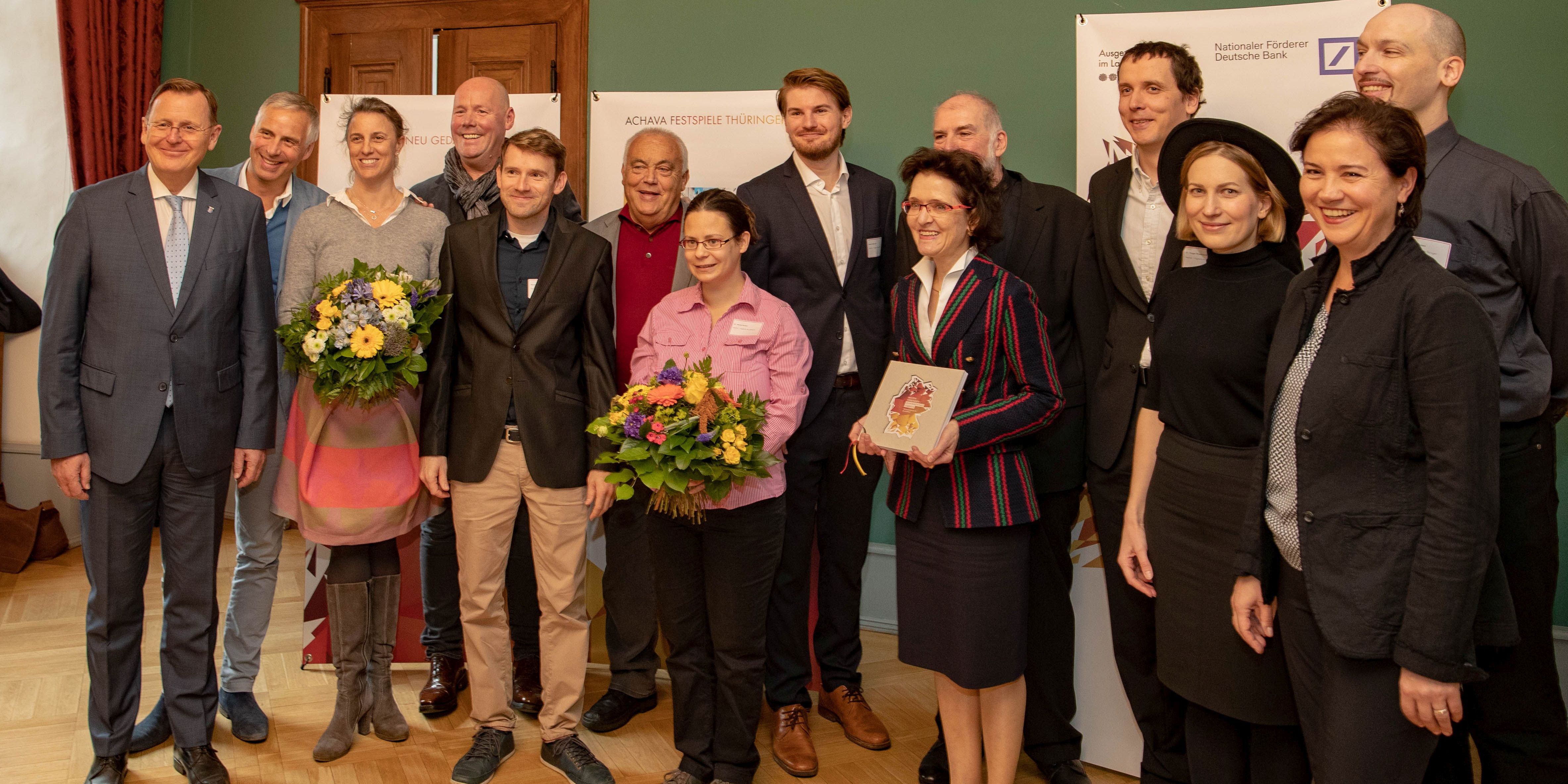 Preisträger des „Ausgezeichnete Orte“-Wettbewerbs empfangen Preisträger des „Ausgezeichnete Orte“-Wettbewerbs empfangen