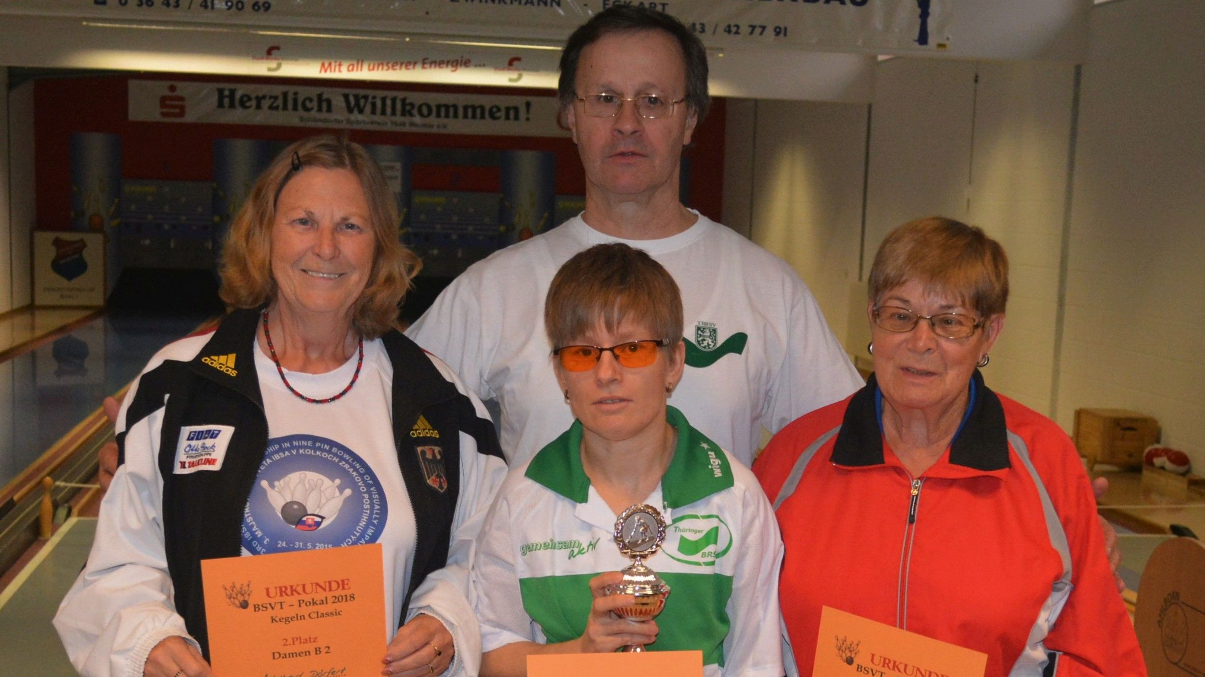 Turnier: Sehbehinderte Kegler aus Jena auf Rang 1 