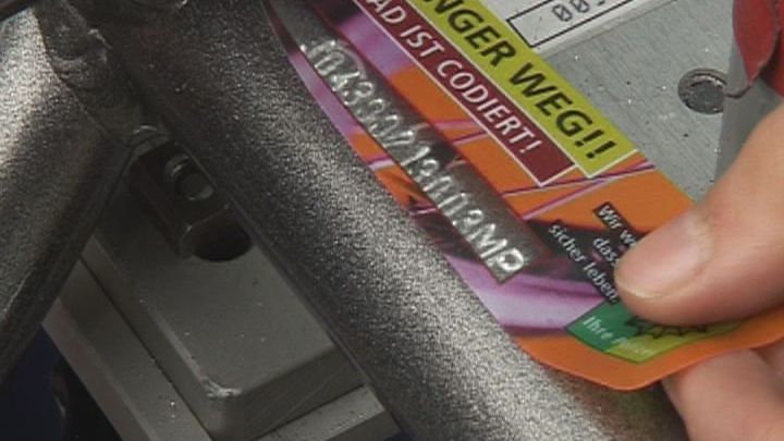 Fahrrad-Codierung des ADFC Jena