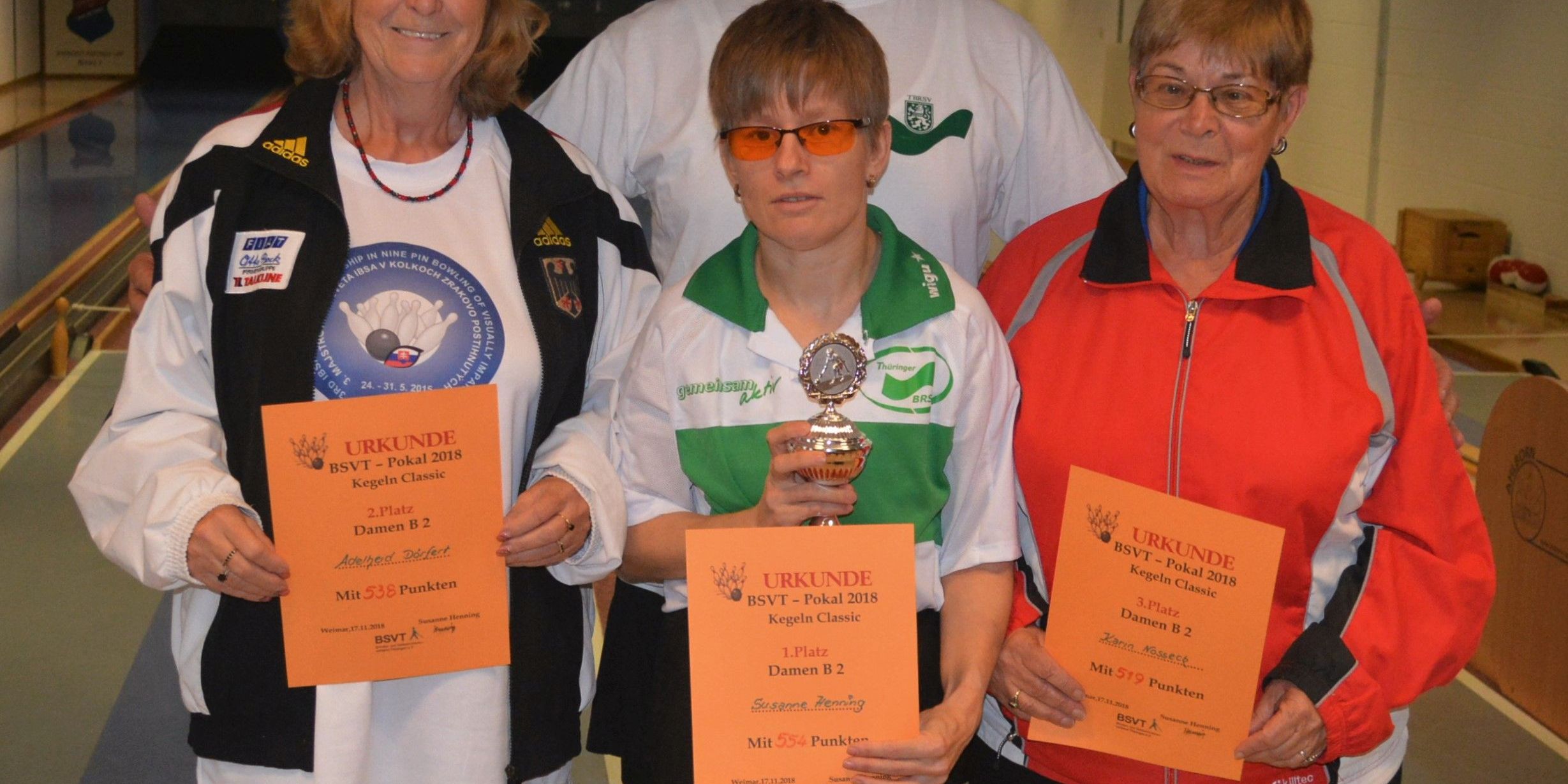 Turnier: Sehbehinderte Kegler aus Jena auf Rang 1 