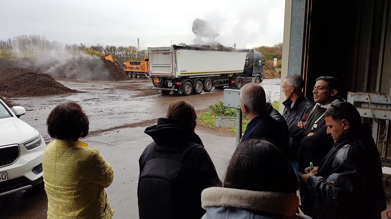 Gäste aus Jordanien beim Kommunalservicve