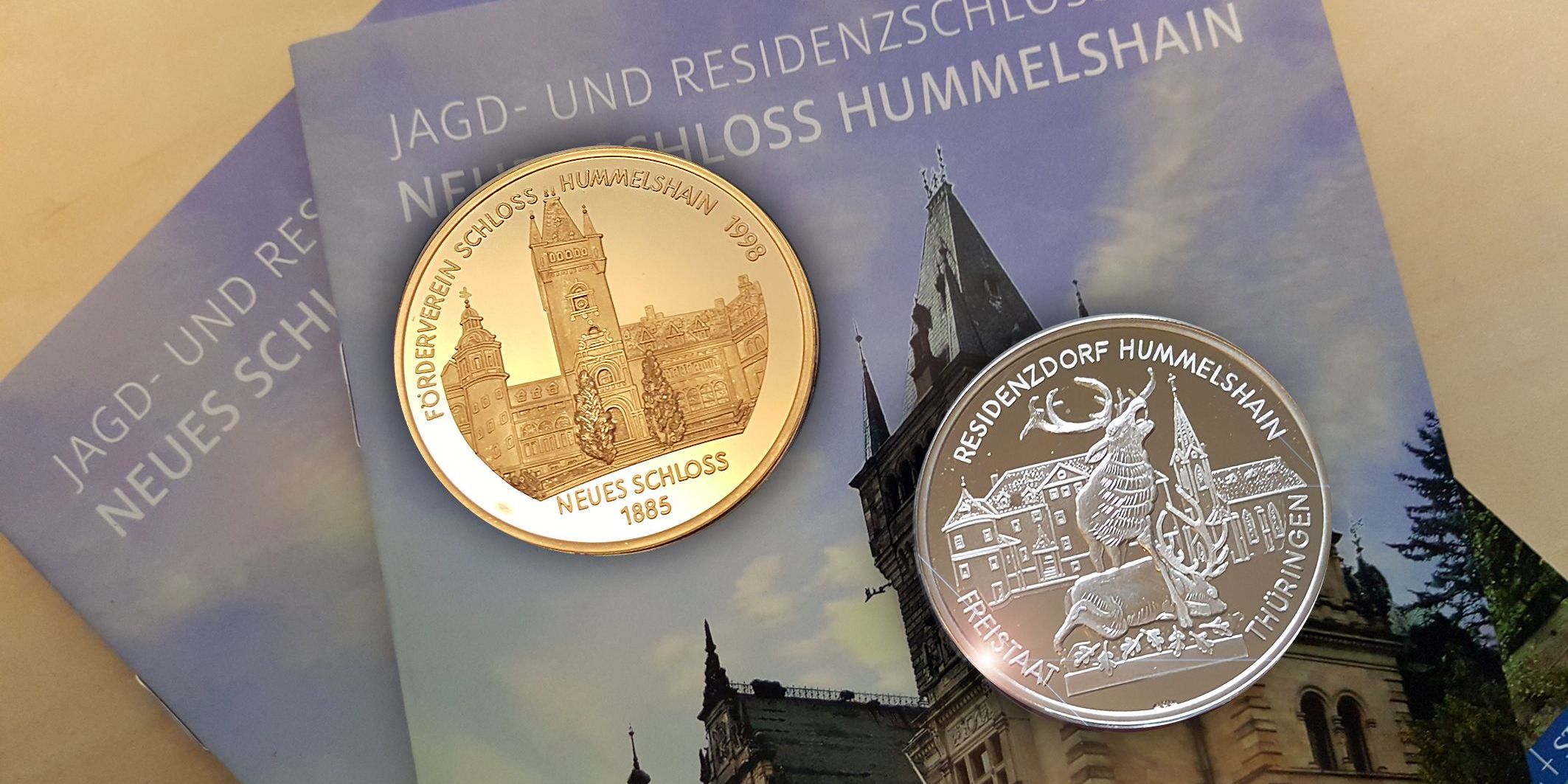 Schloss Hummelshain in Silber und Gold 