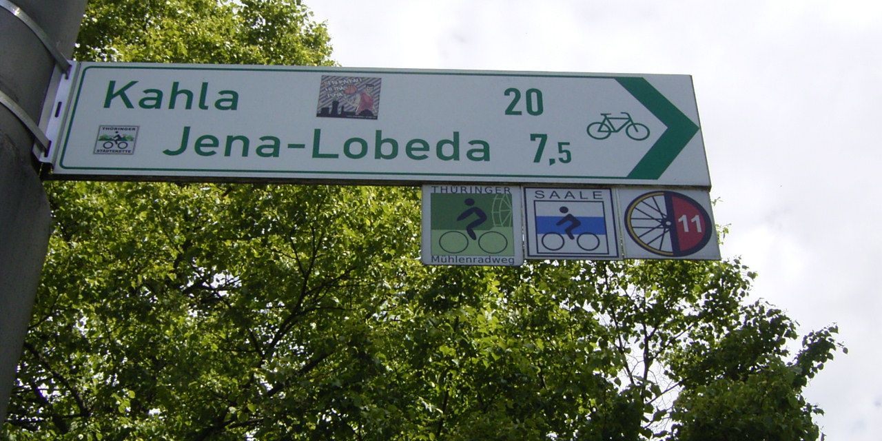 Saaleradweg Richtung Norden wird ausgebaut