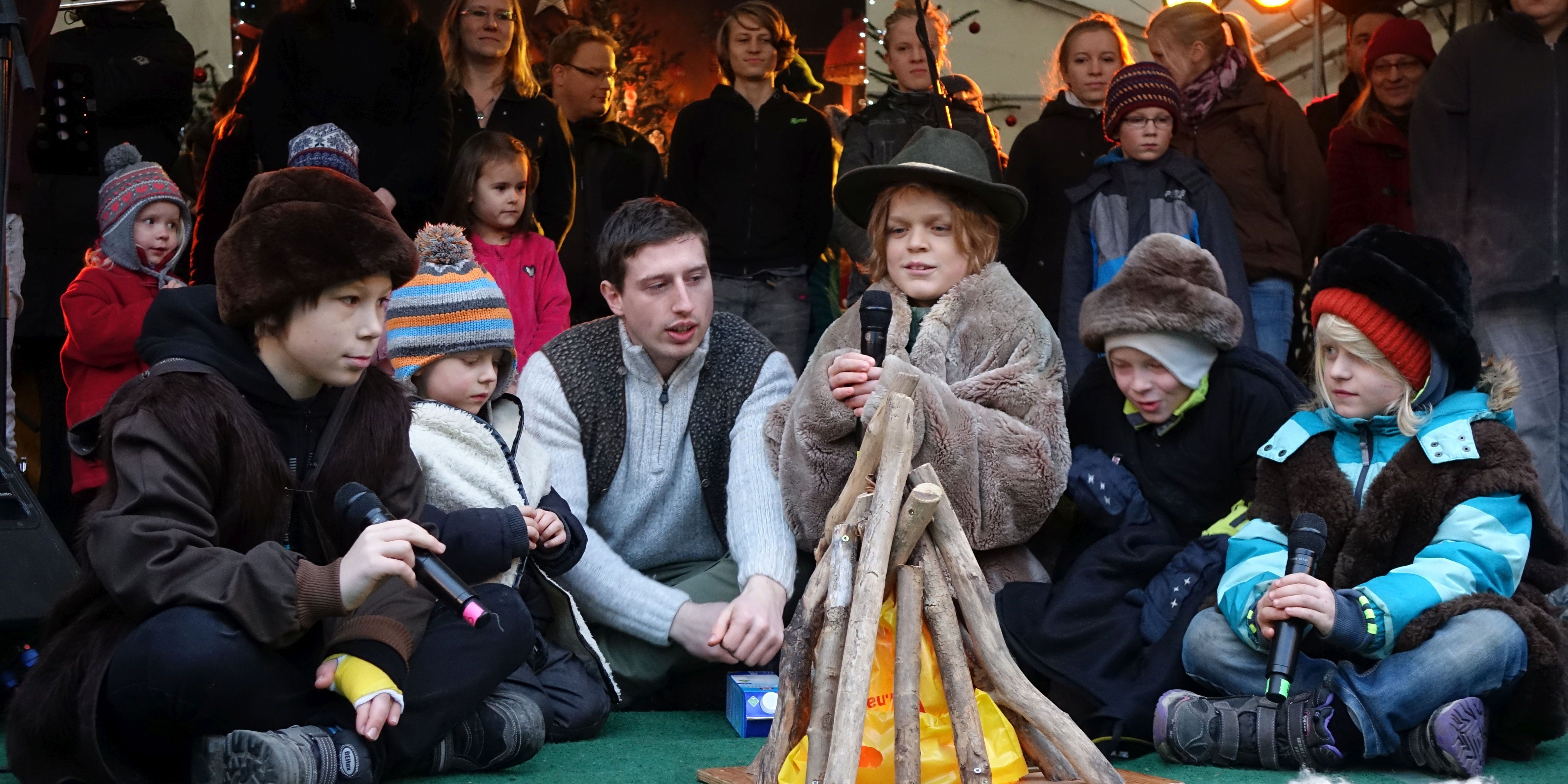 Weihnachtsmusical auf Marktbühne