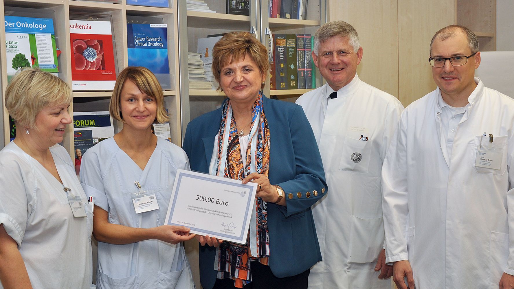 Thüringer Landtagspräsidentin besuchte Uni-Klinikum