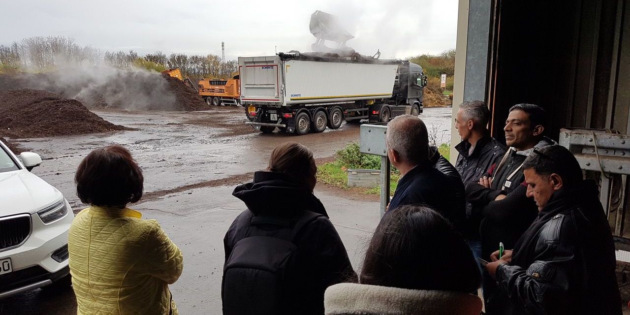 Gäste aus Jordanien beim Kommunalservicve