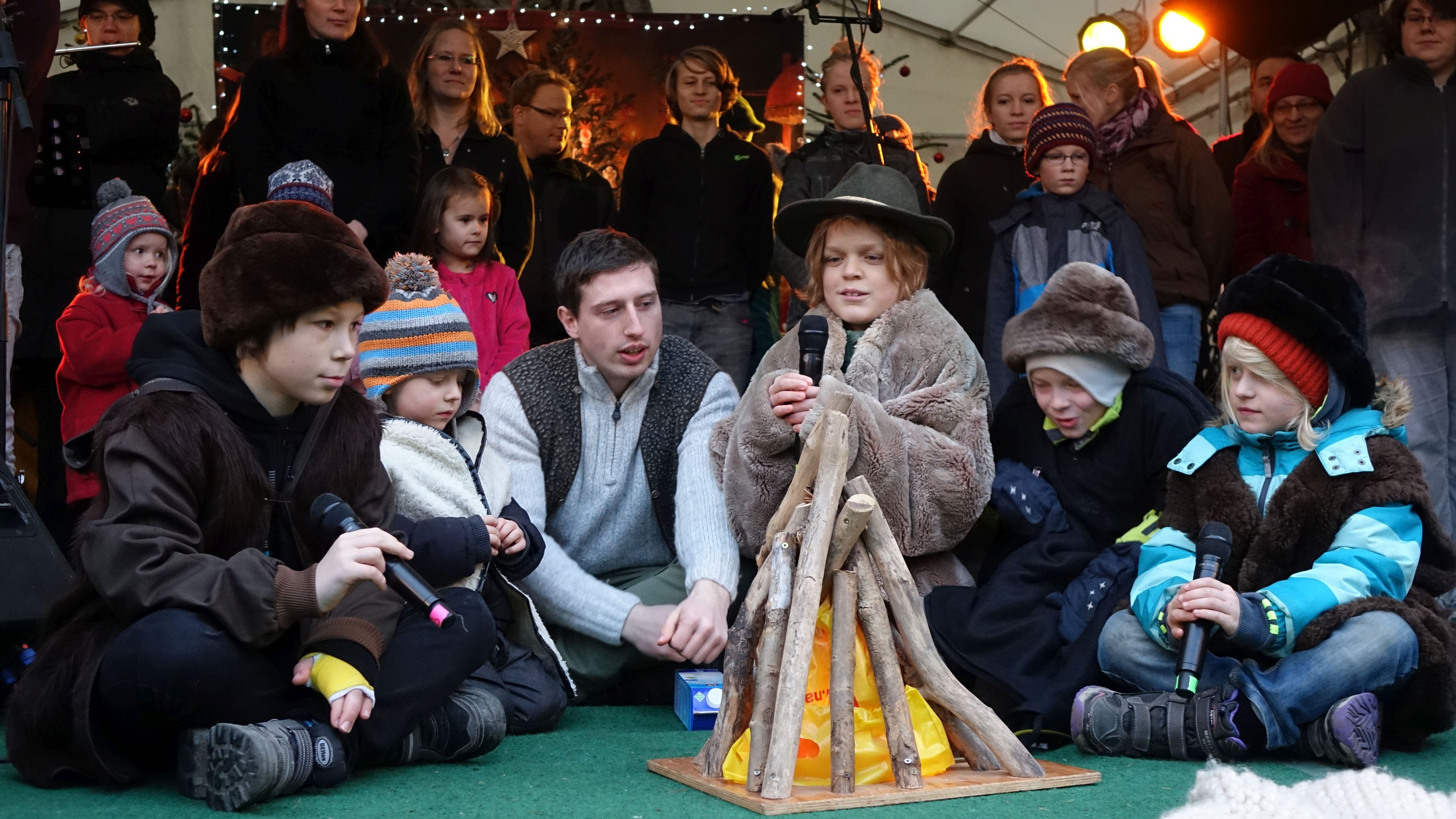 Weihnachtsmusical auf Marktbühne