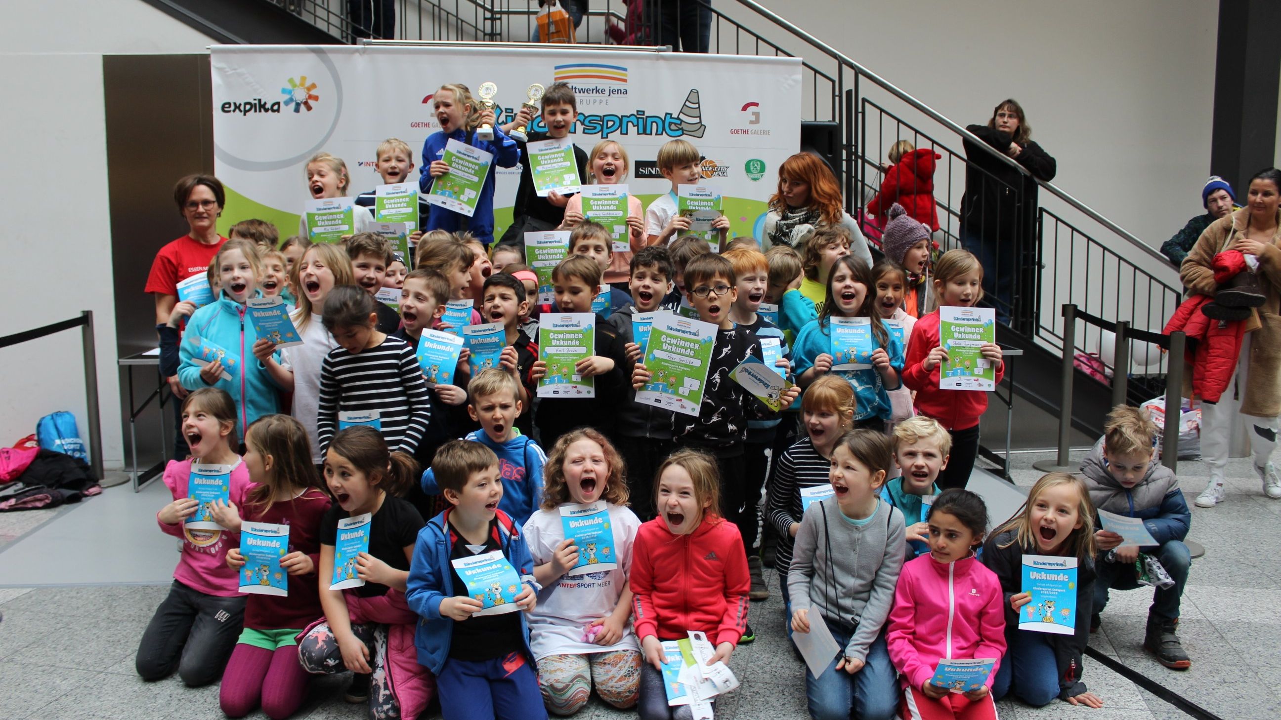 Finale beim „Stadtwerke Jena Kindersprint“