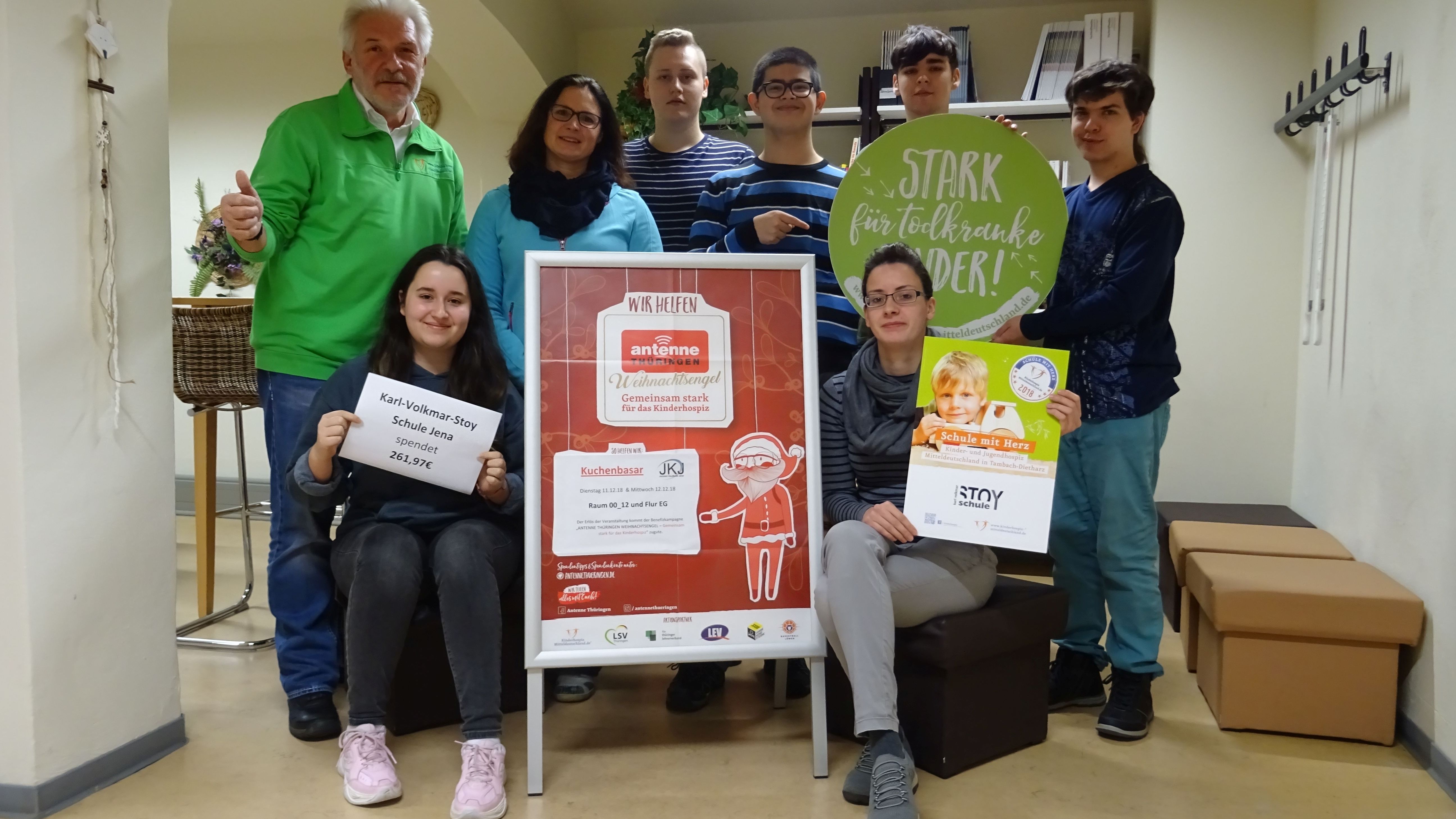 Schüler-Spende für Kinderhospiz