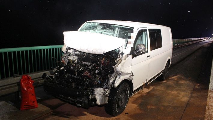 Unfall auf Teufelstalbrücke