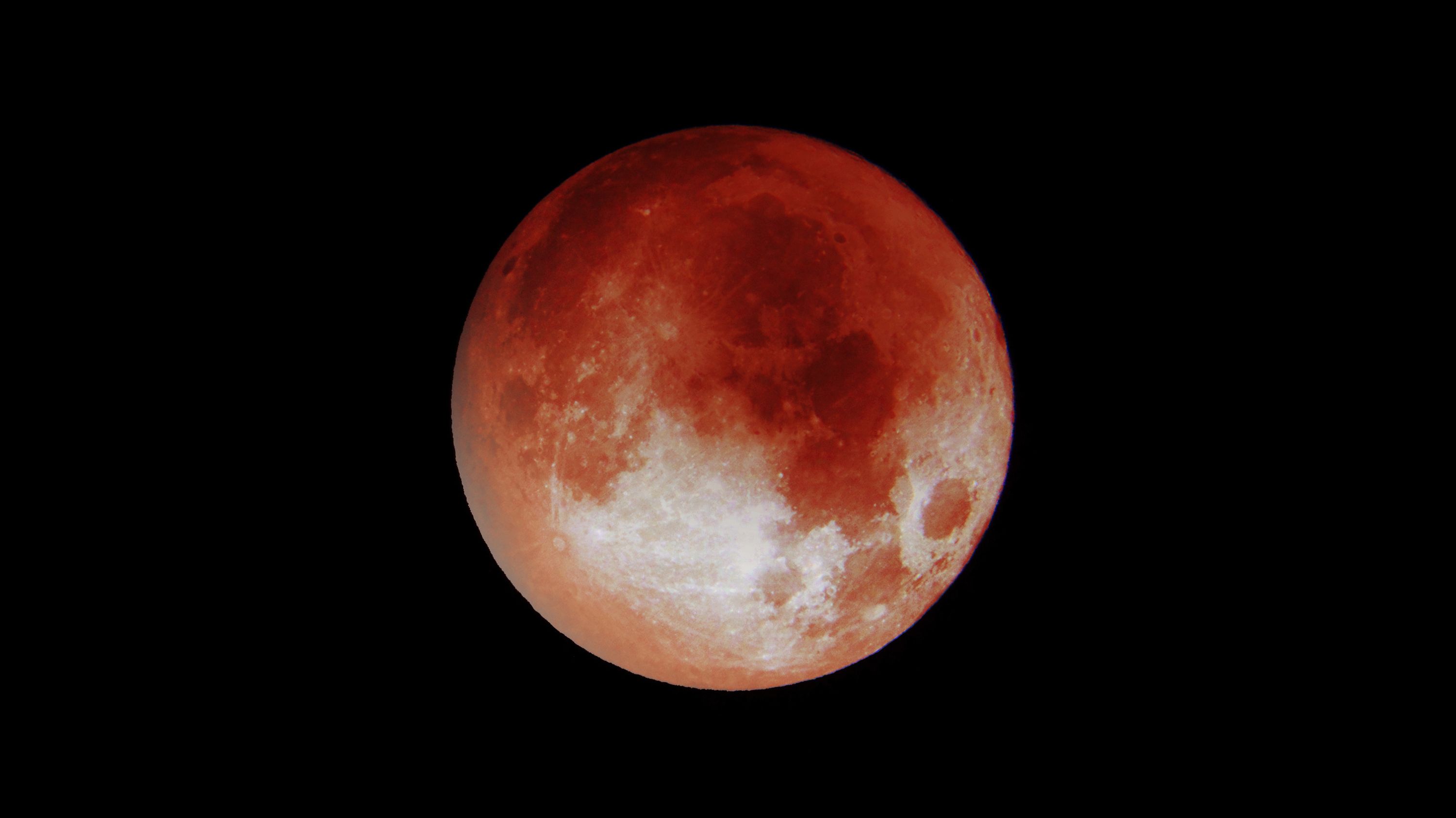 Blutmond am 21. Januar 