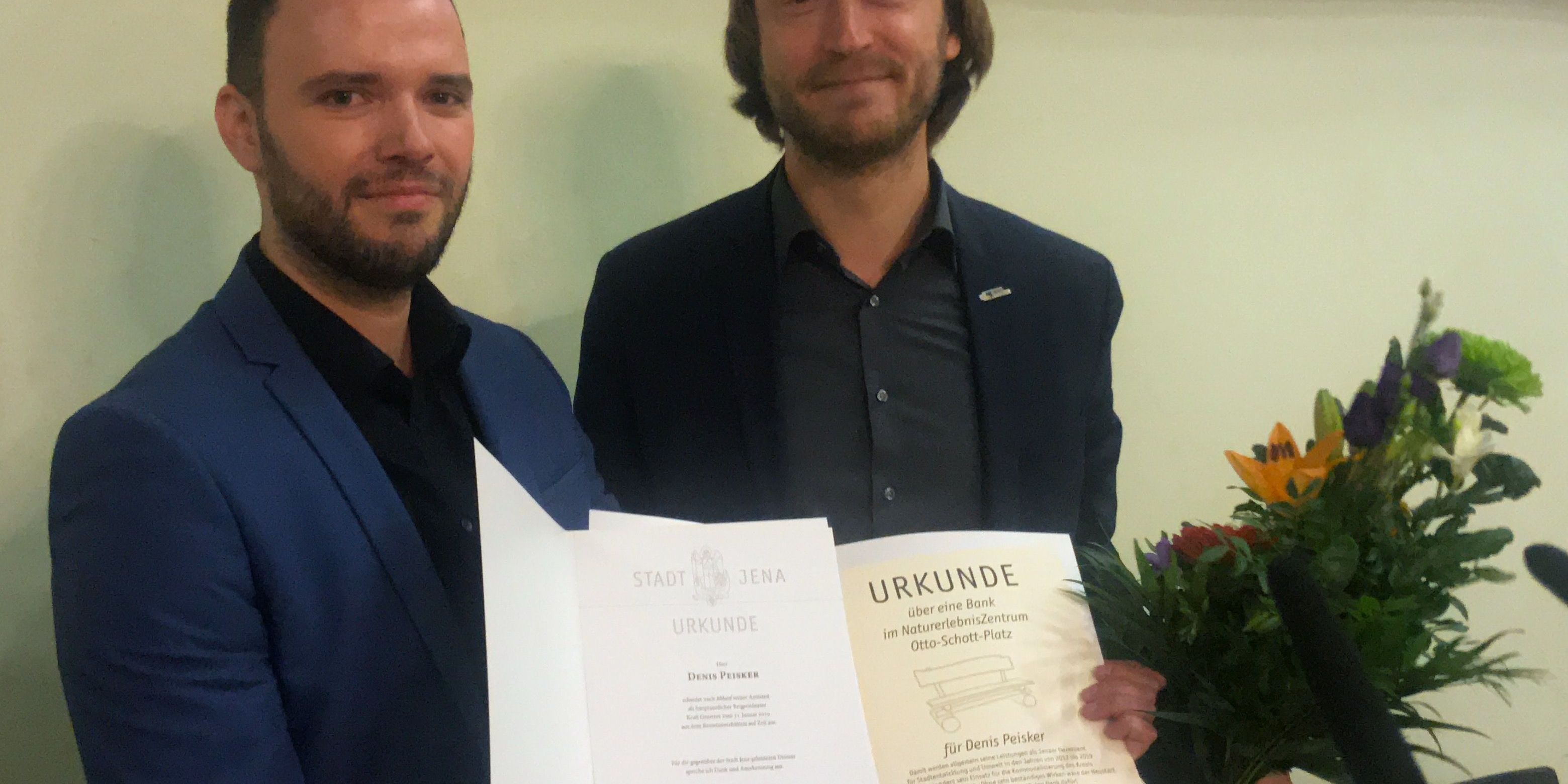 Dezernent Denis Peisker verabschiedet