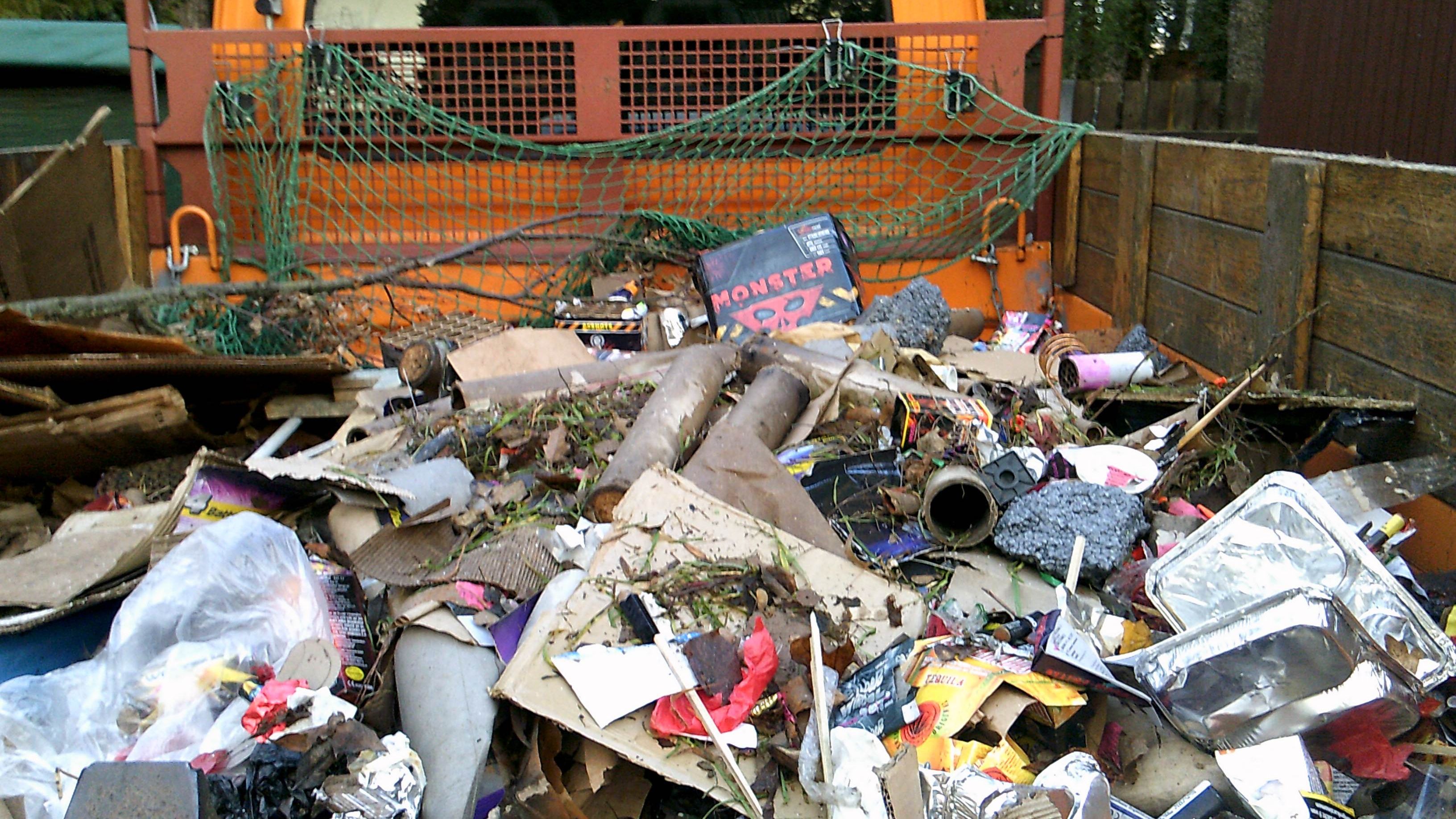 Bilanz zum Silvestermüll in Gera