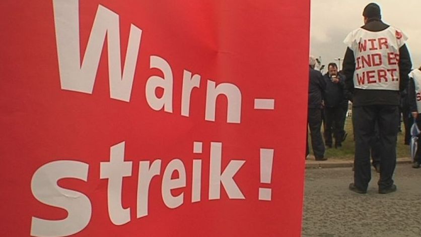 Warnstreik im Öffentlichen Dienst am Montag 