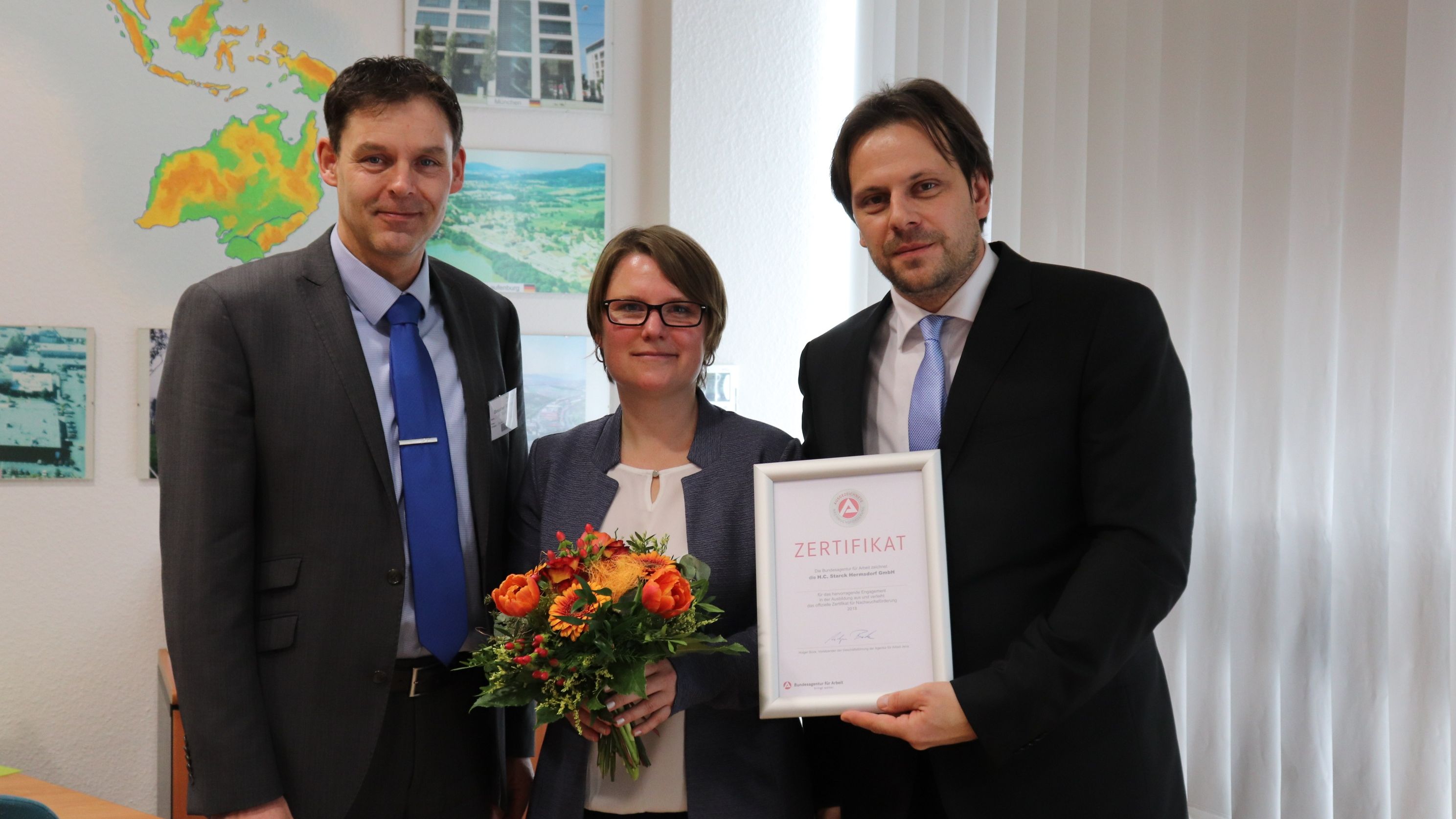 Arbeitsagentur zeichnet Unternehmen im SHK aus
