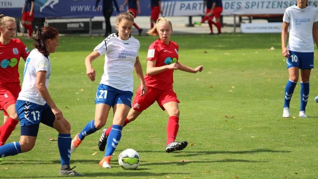 FF USV Jena vor erstem Auswärtsspiel des Jahres 