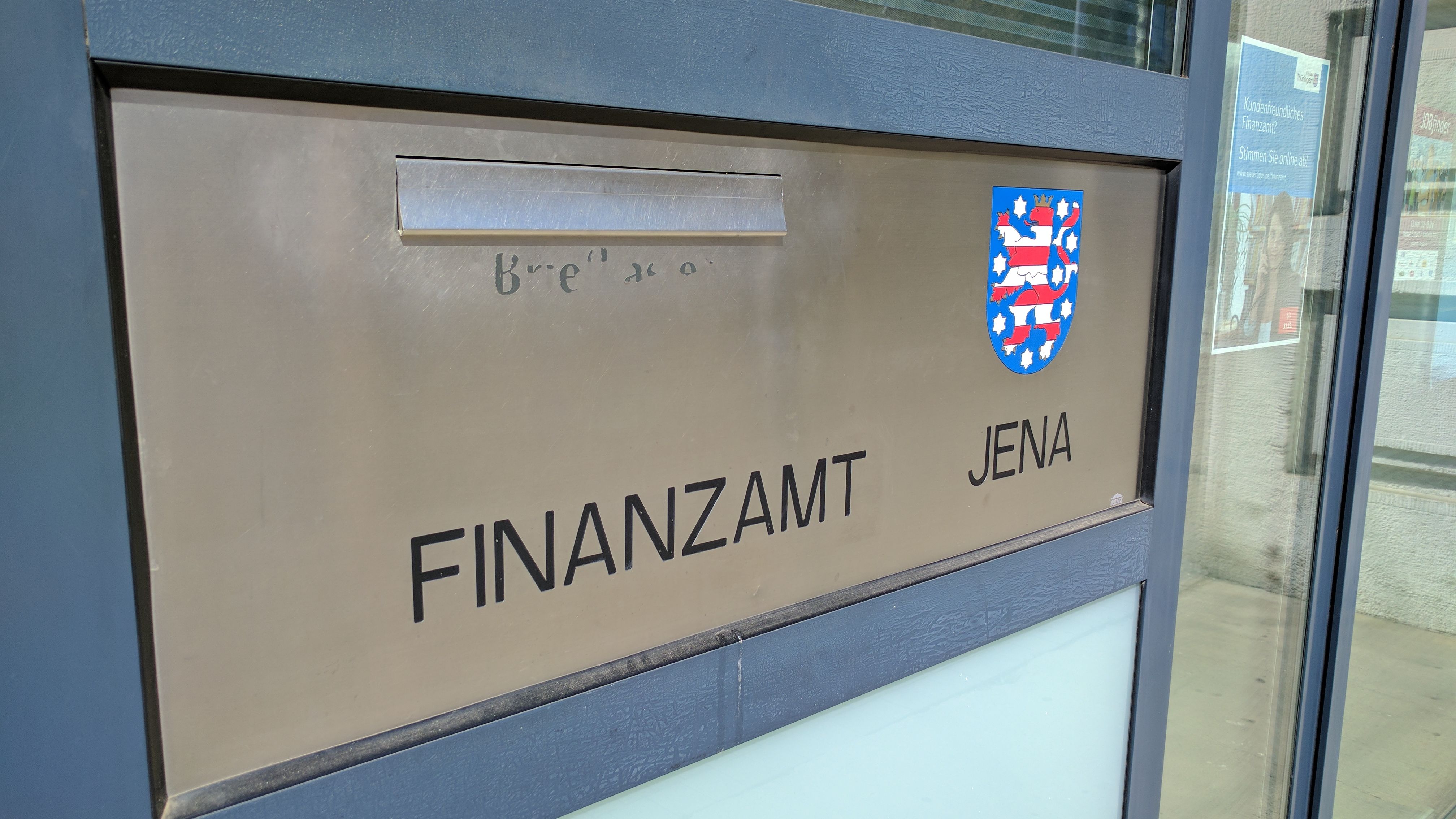 Jena hat kundenfreundlichstes Finanzamt Thüringens