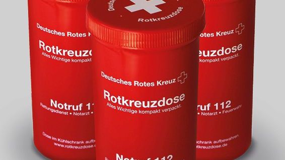 Kleine Rotkreuzdose - große Hilfe