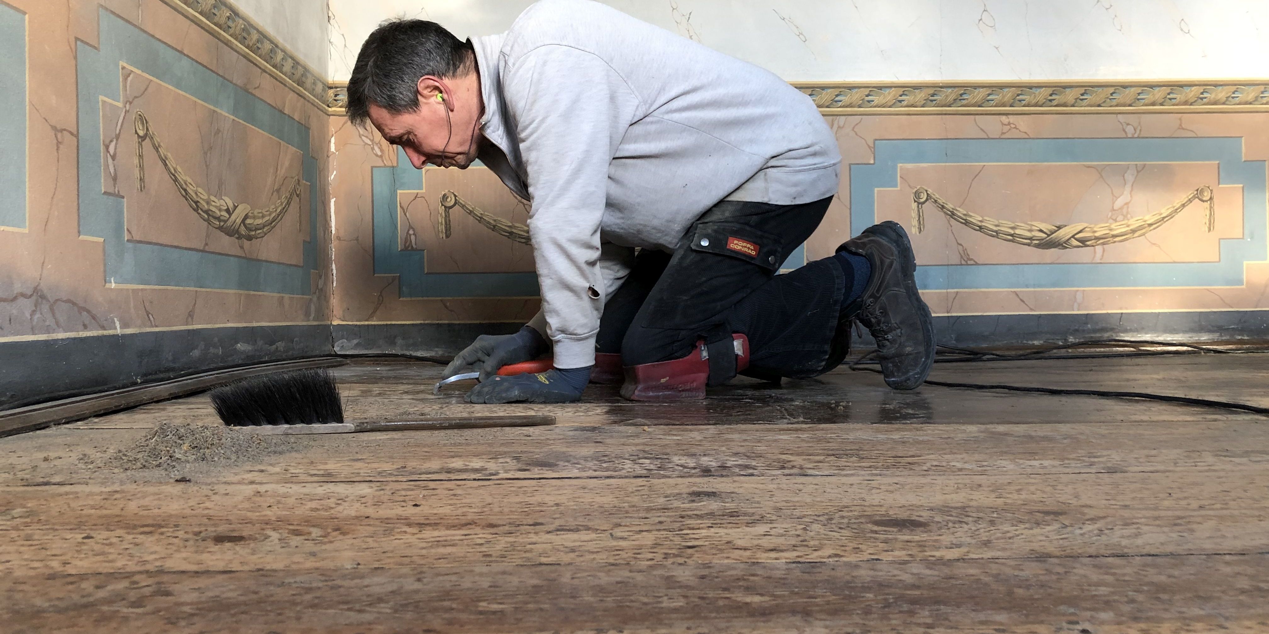 Schönheitskur für Goethes Fußboden