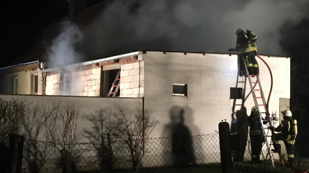 Lagerbrand in Jena-Isserstedt