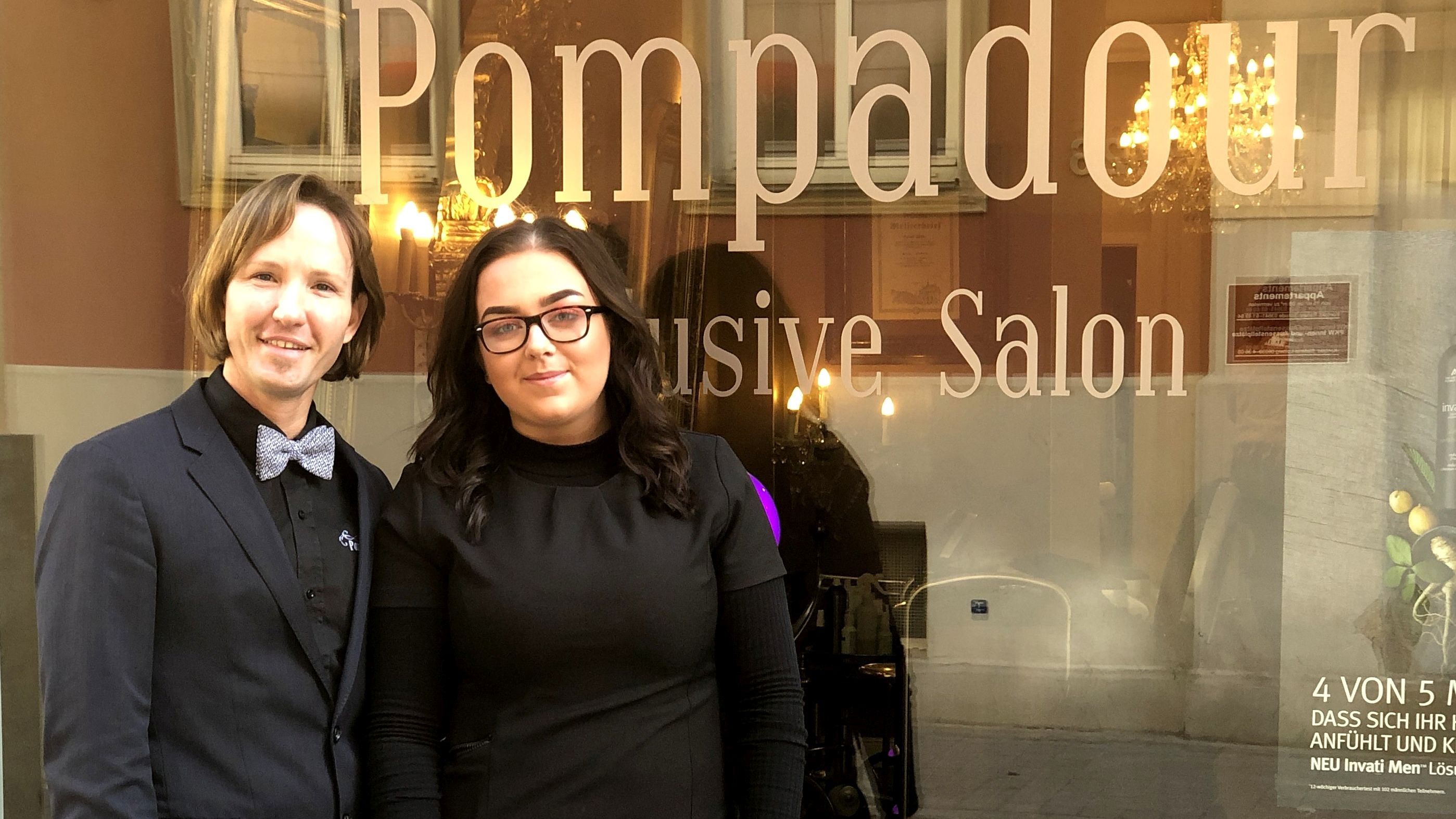 Friseursalon mit Spendenaktion 