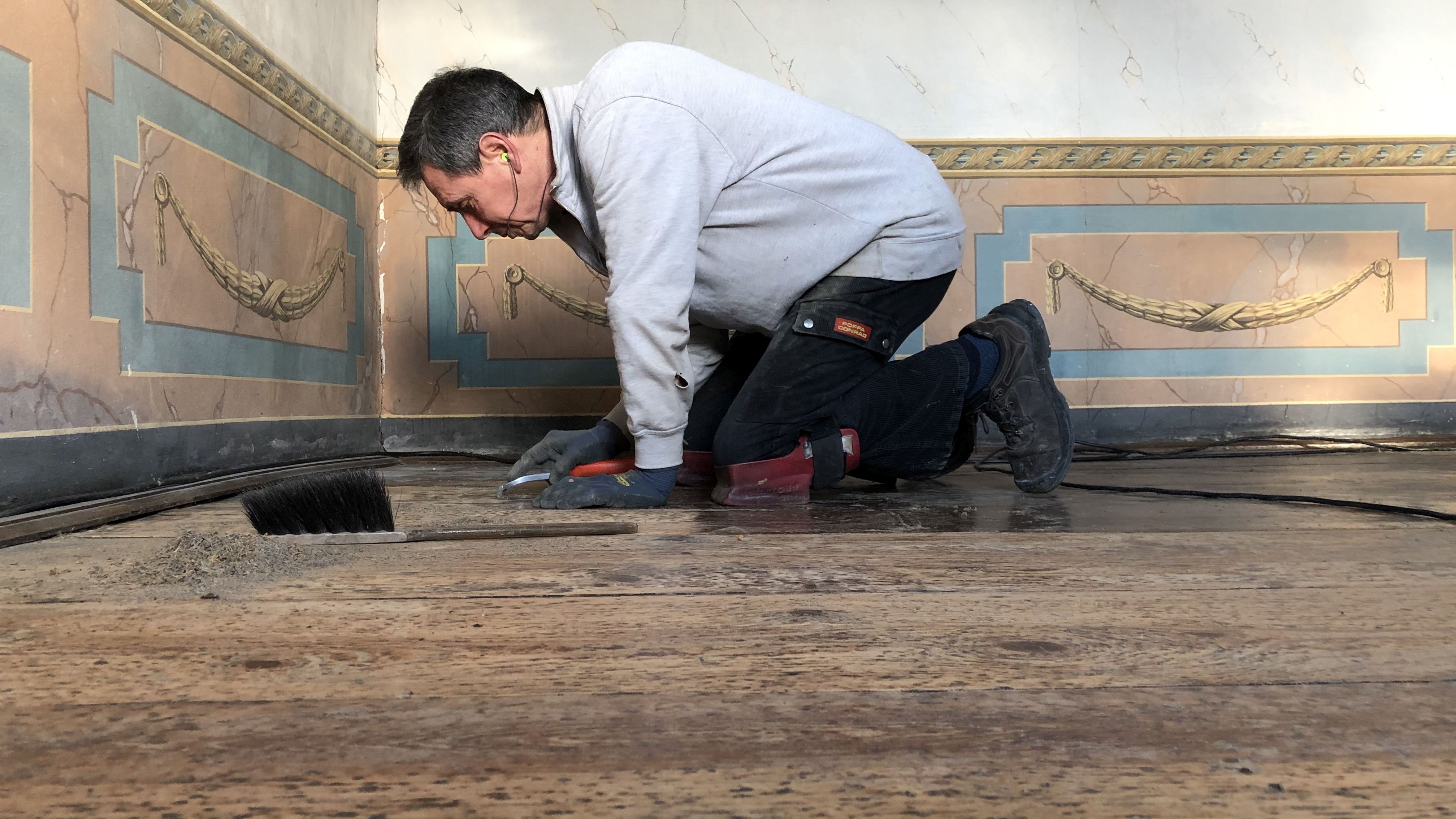 Schönheitskur für Goethes Fußboden