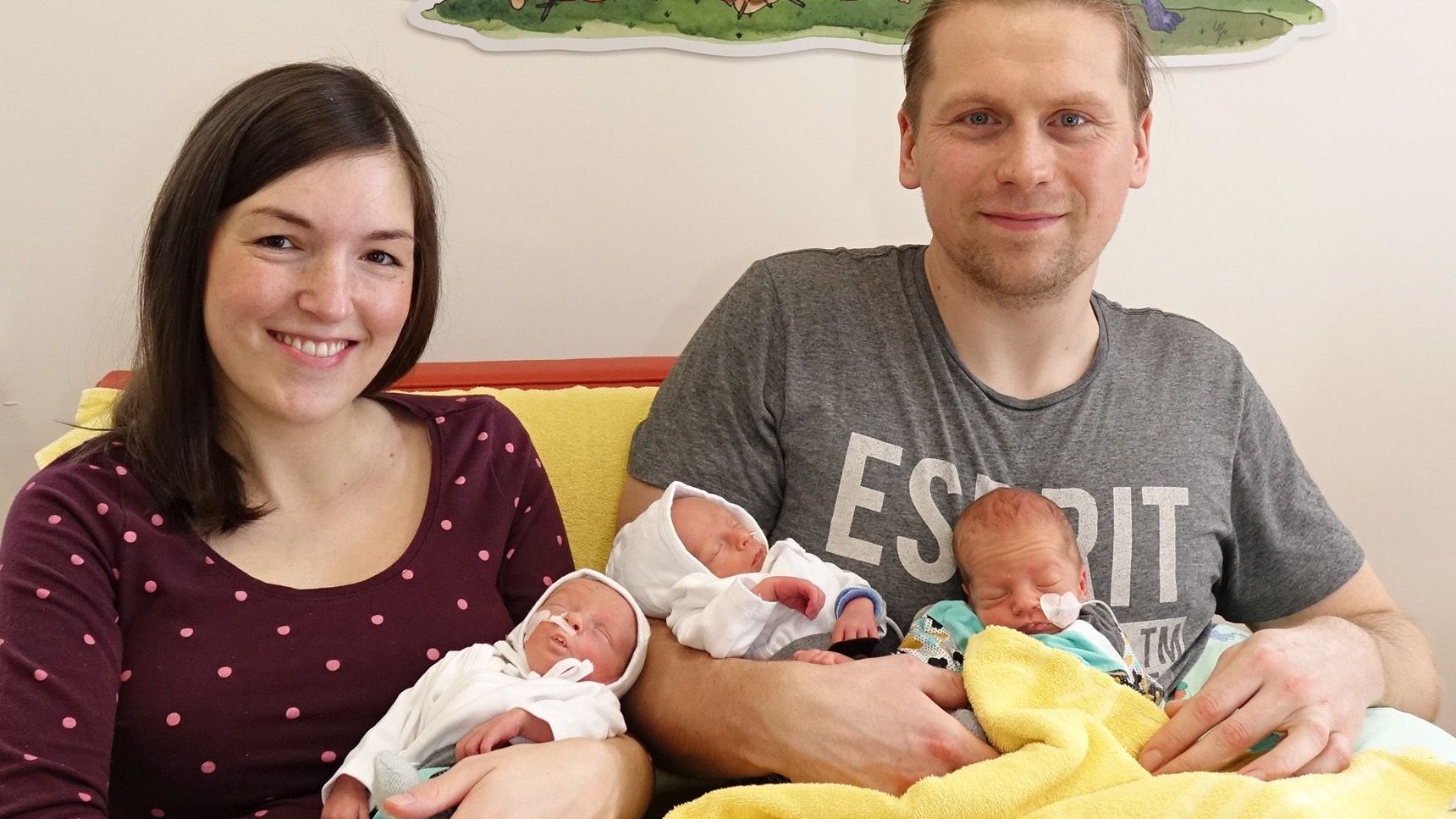 Erste Drillinge des Jahres im Jenaer Uni-Klinikum