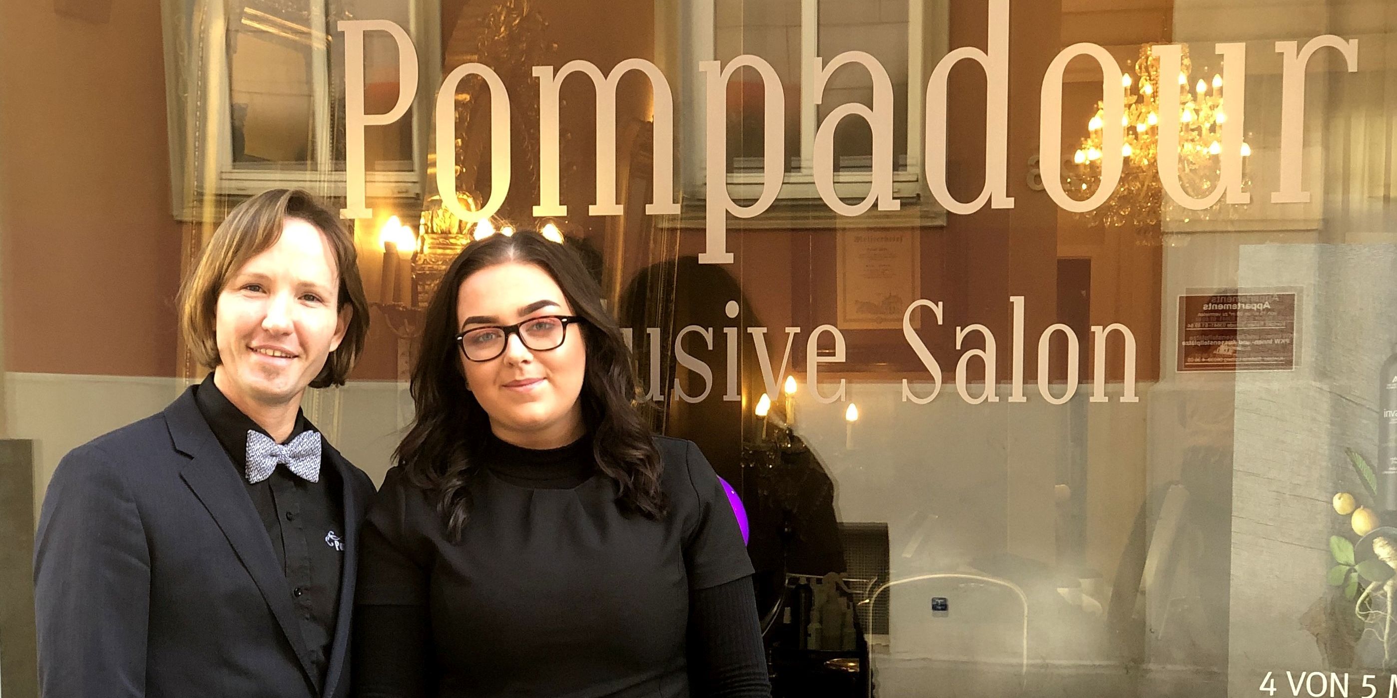 Friseursalon mit Spendenaktion 