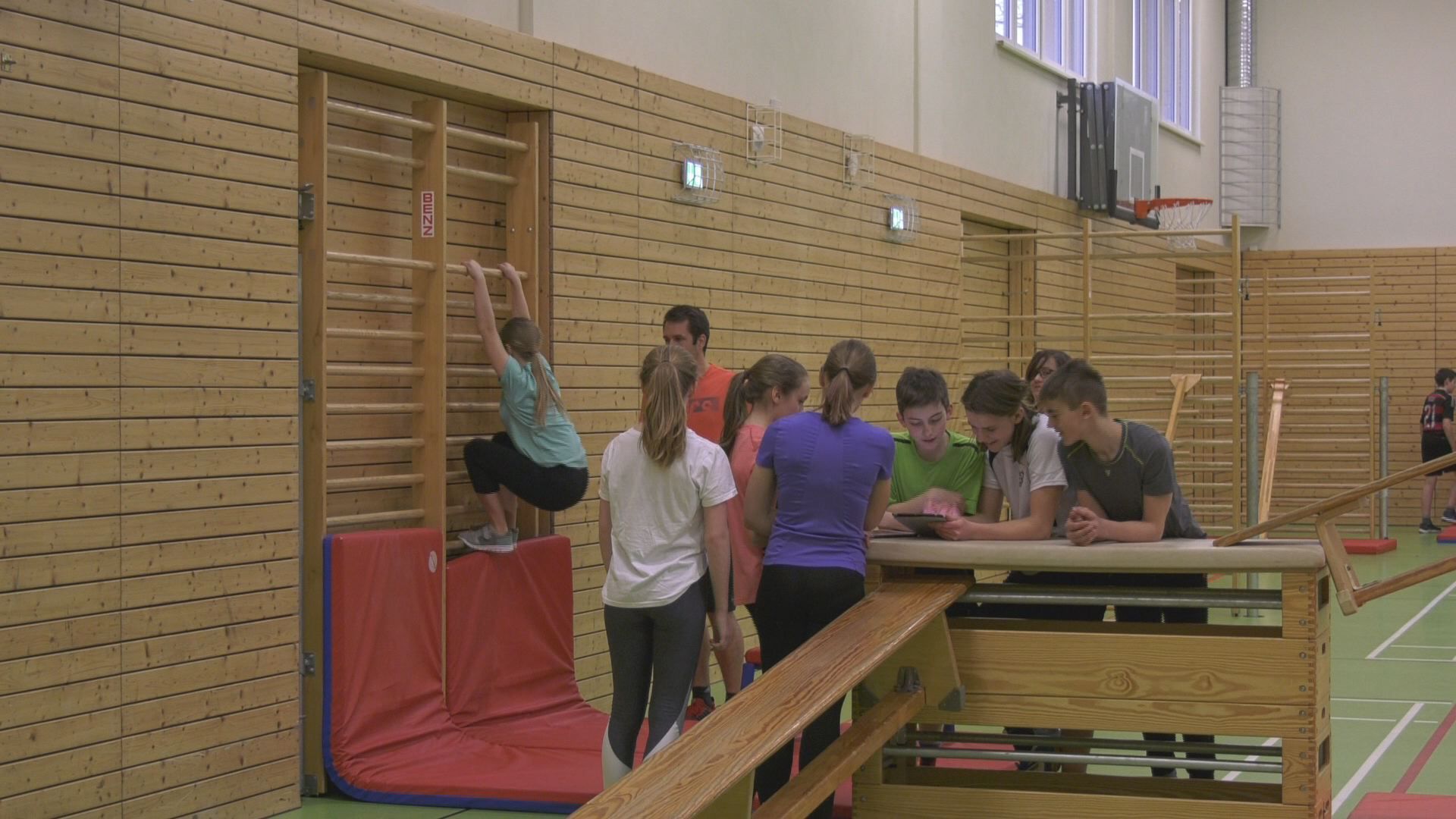 Neu an Bewegung: In der Lobdeburgschule ging die Projektwoche „Le Parkour“ zu Ende