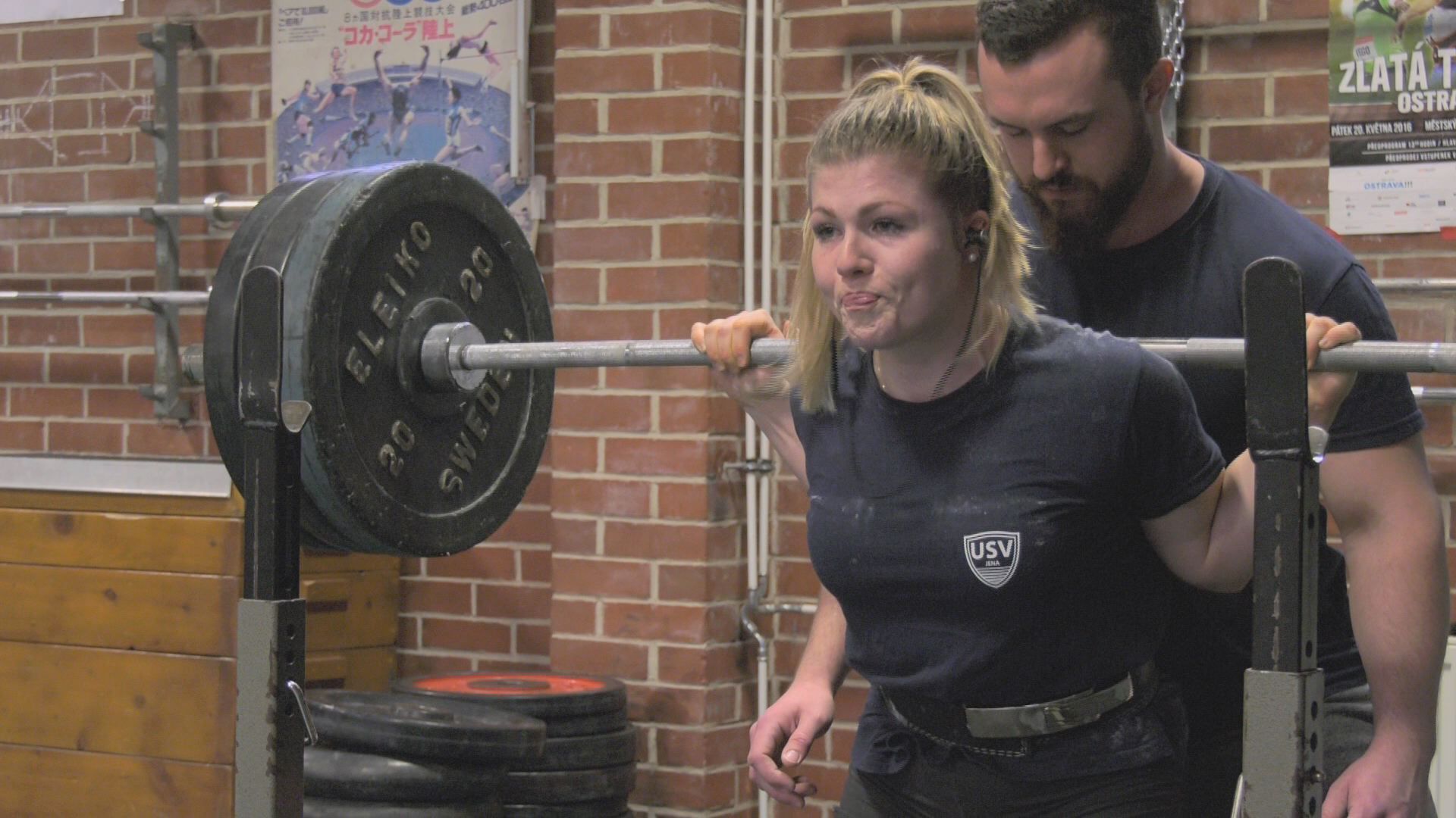 Training für den Wettkampf: Anna Cirmon bereitet sich auf die Deutsche Meisterschaft im Kraftdreikampf vor