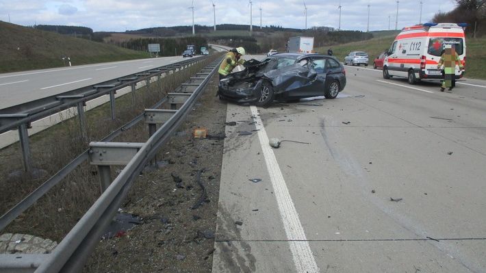Schwerer Auffahrunfall auf der A9