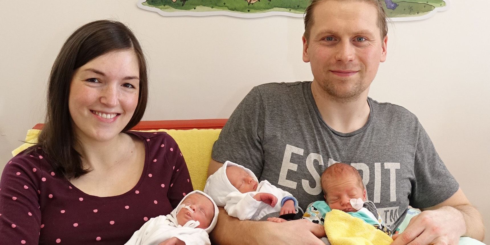 Erste Drillinge des Jahres im Jenaer Uni-Klinikum