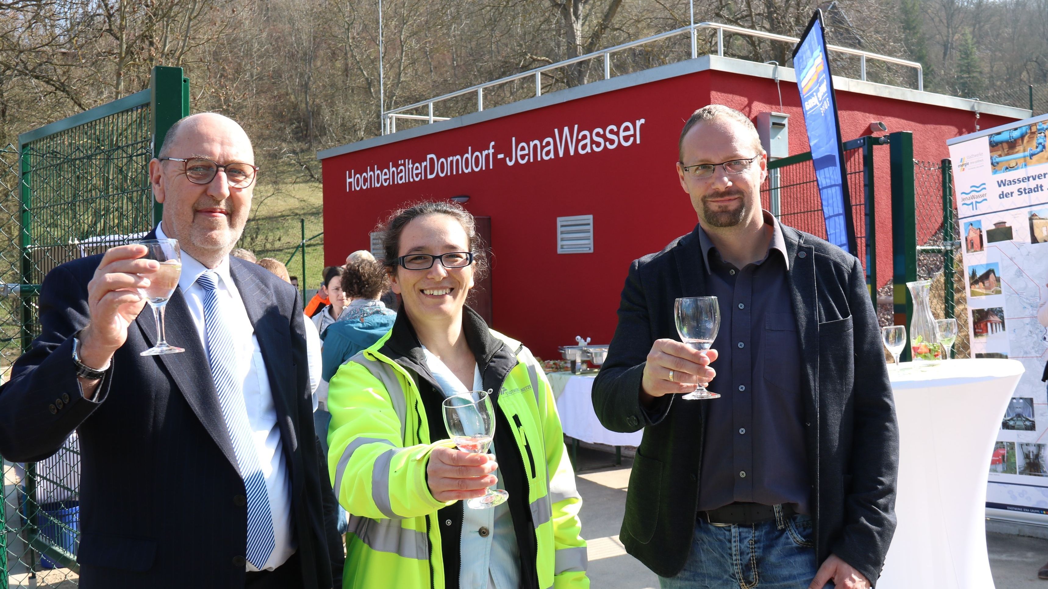 Neuer Hochbehälter eingeweiht