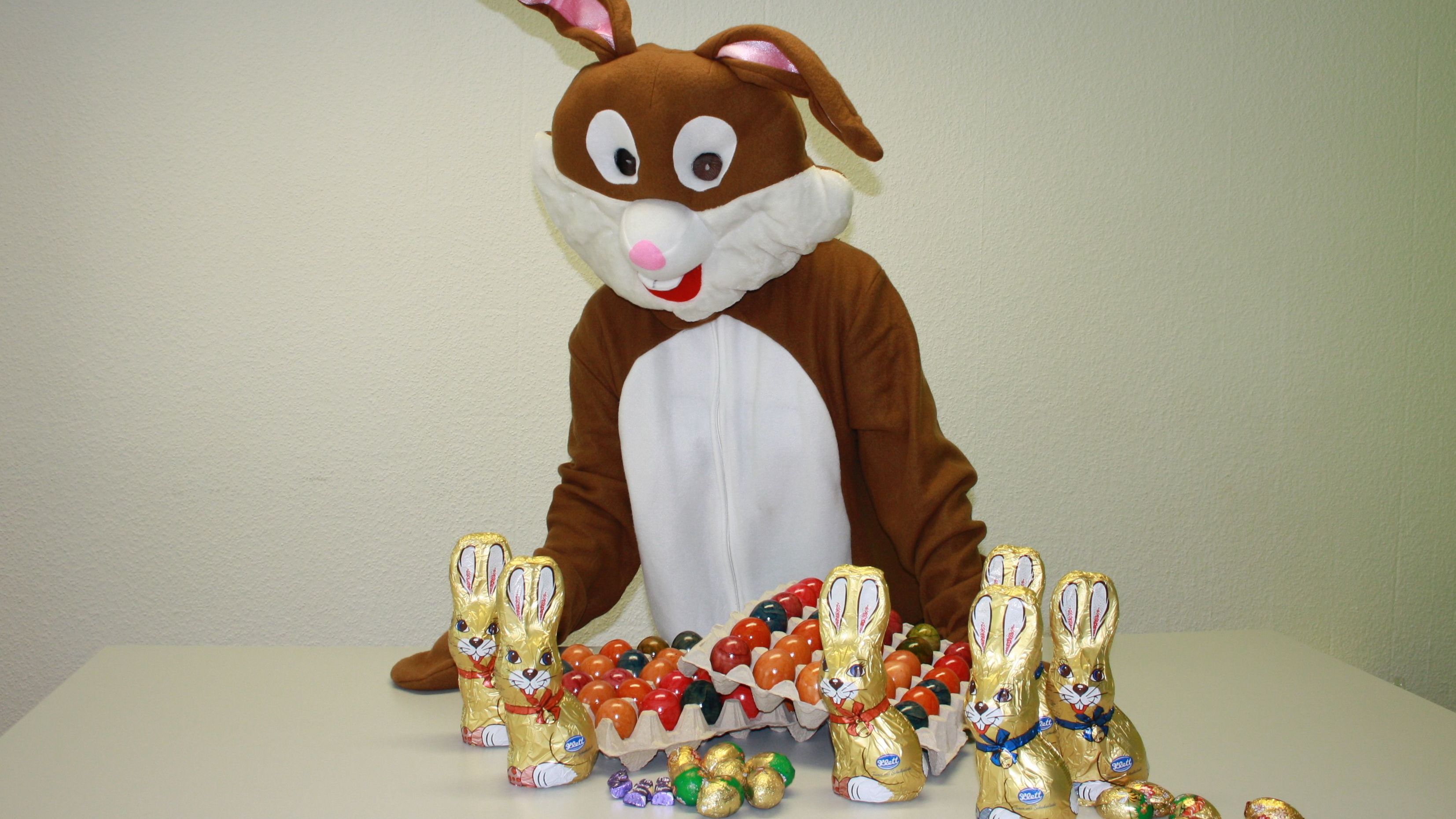 Winzerlaer Osterhase unterwegs