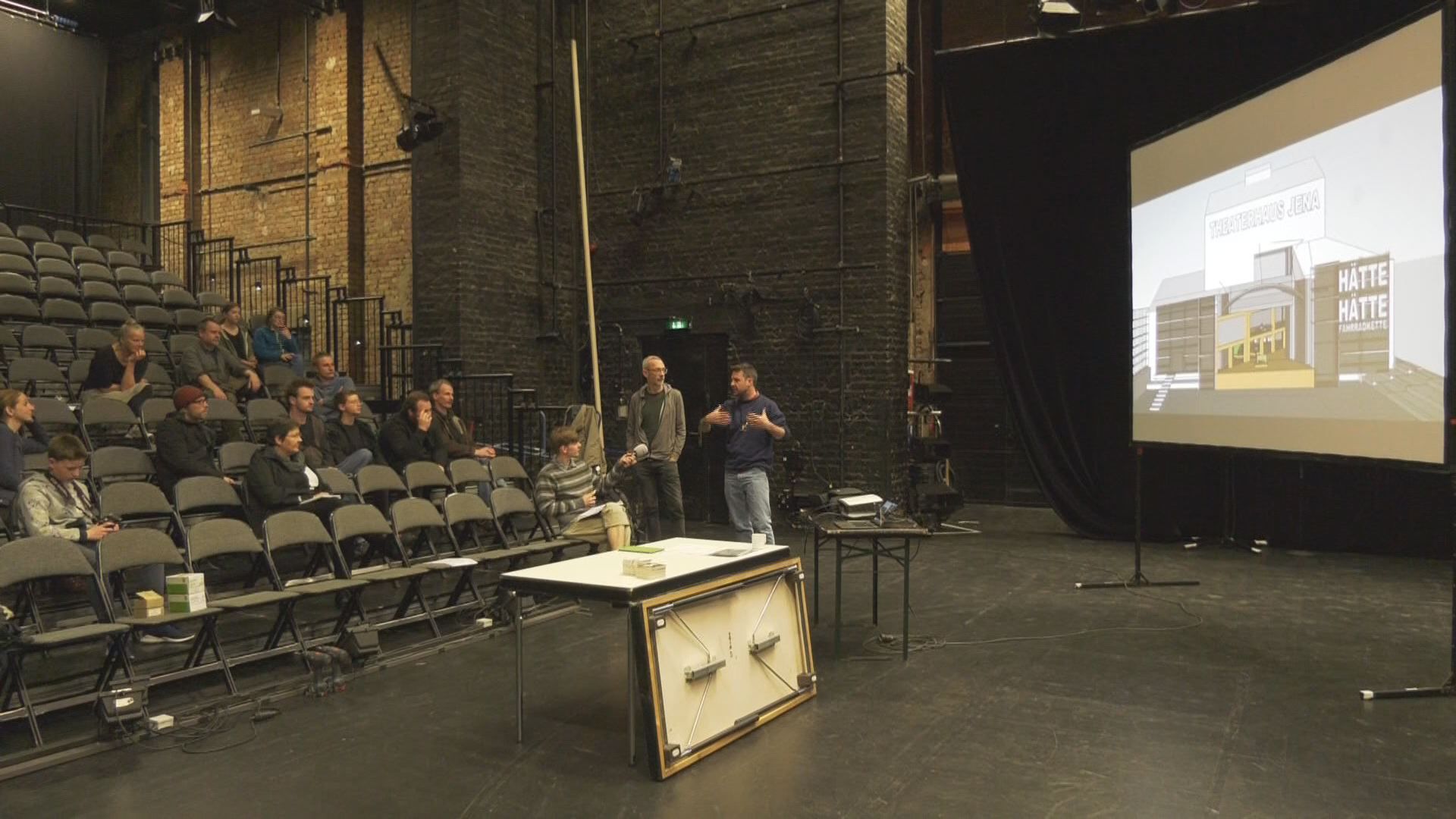 Bauprobe: Das Theaterhaus rüstet sich für das Sommer-KulturArena-Spektakel 