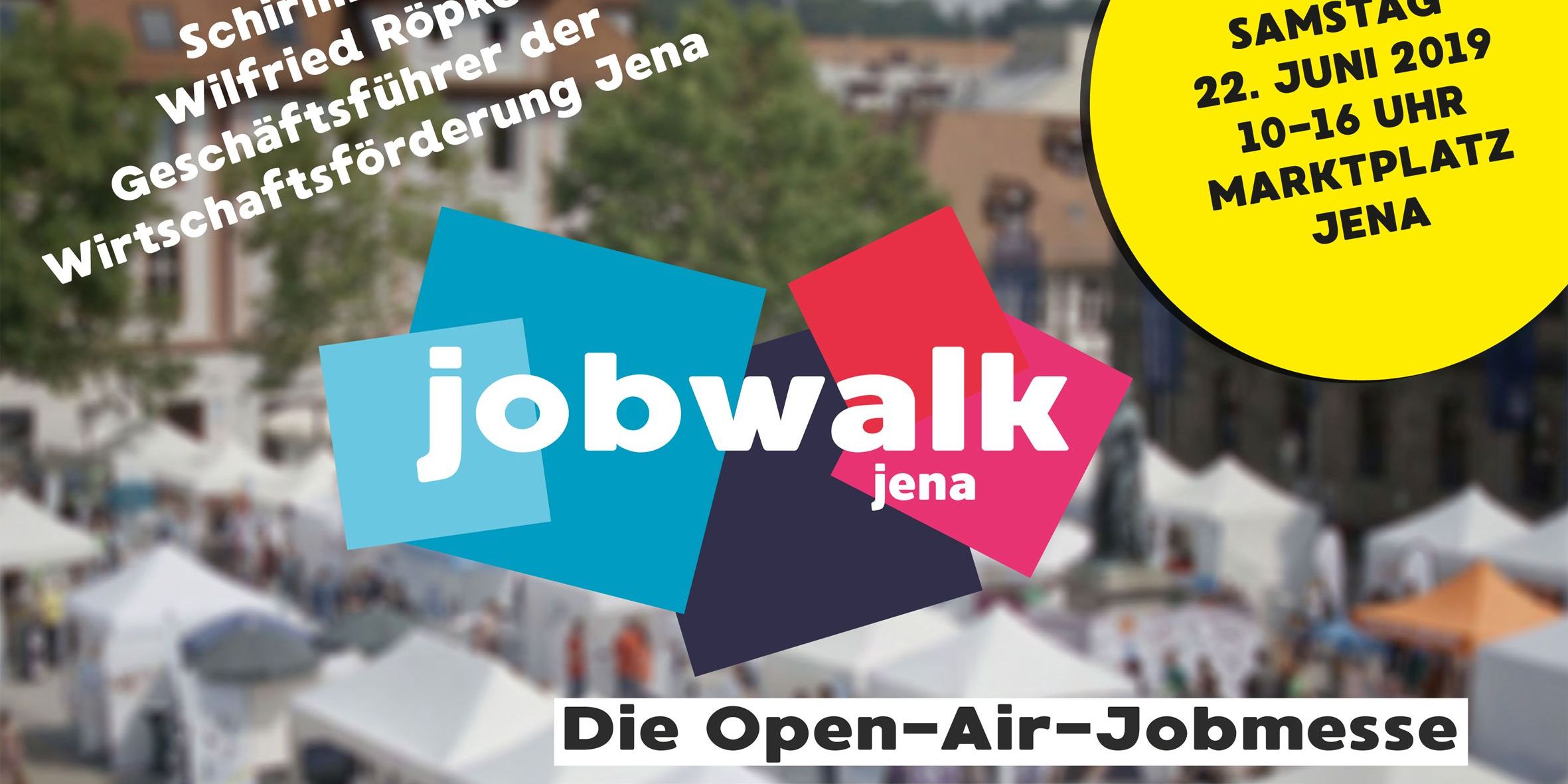 Endspurt für Anmeldung zum 1. Jobwalk Jena Endspurt für Anmeldung zum 1. Jobwalk Jena