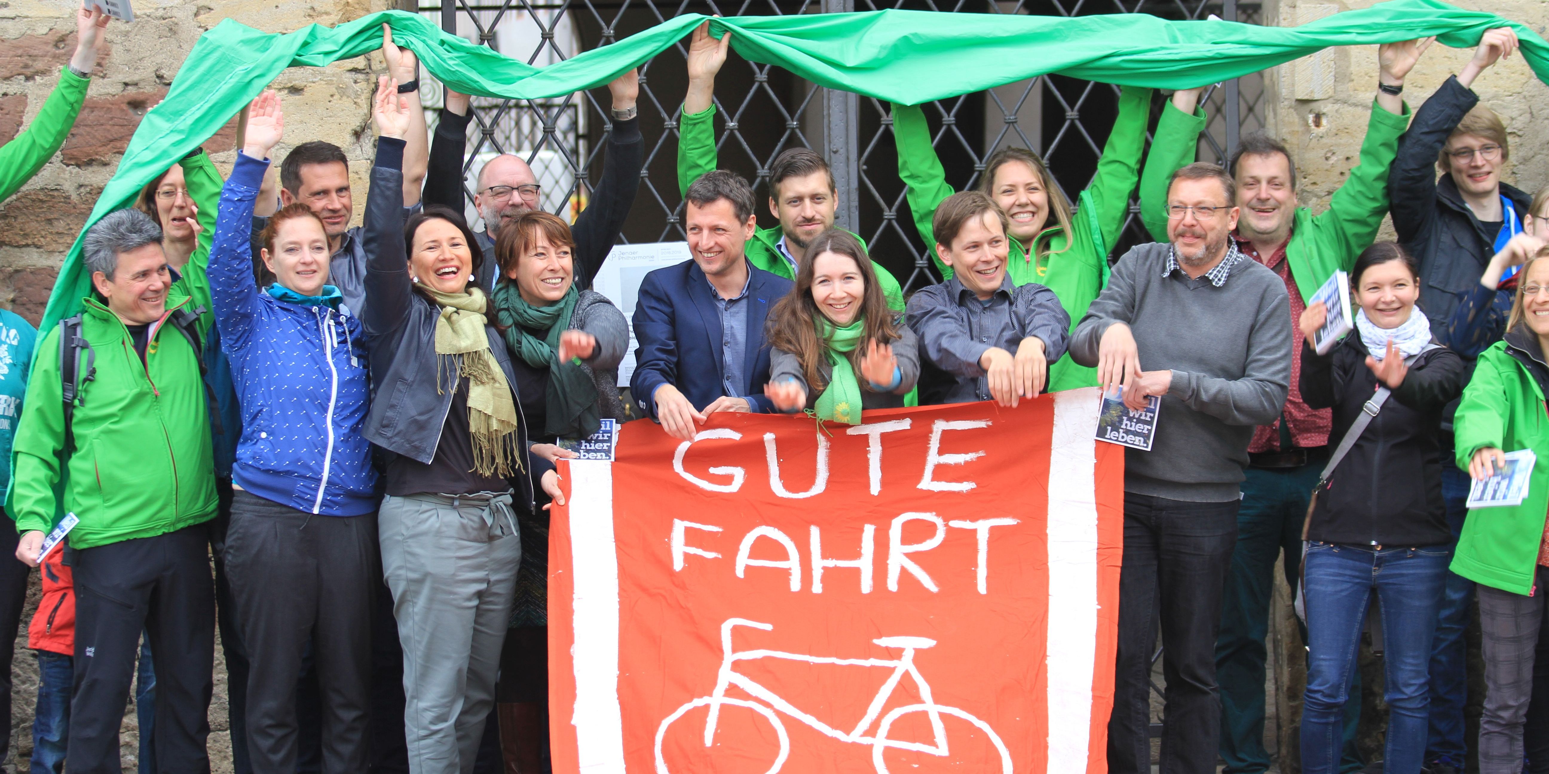 Wahlkampfauftakt der Jenaer Bündnisgrünen