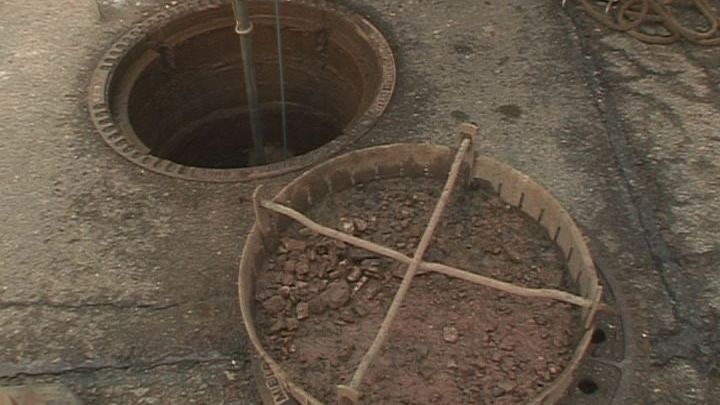 Kanalbauarbeiten in der Mittelstraße   