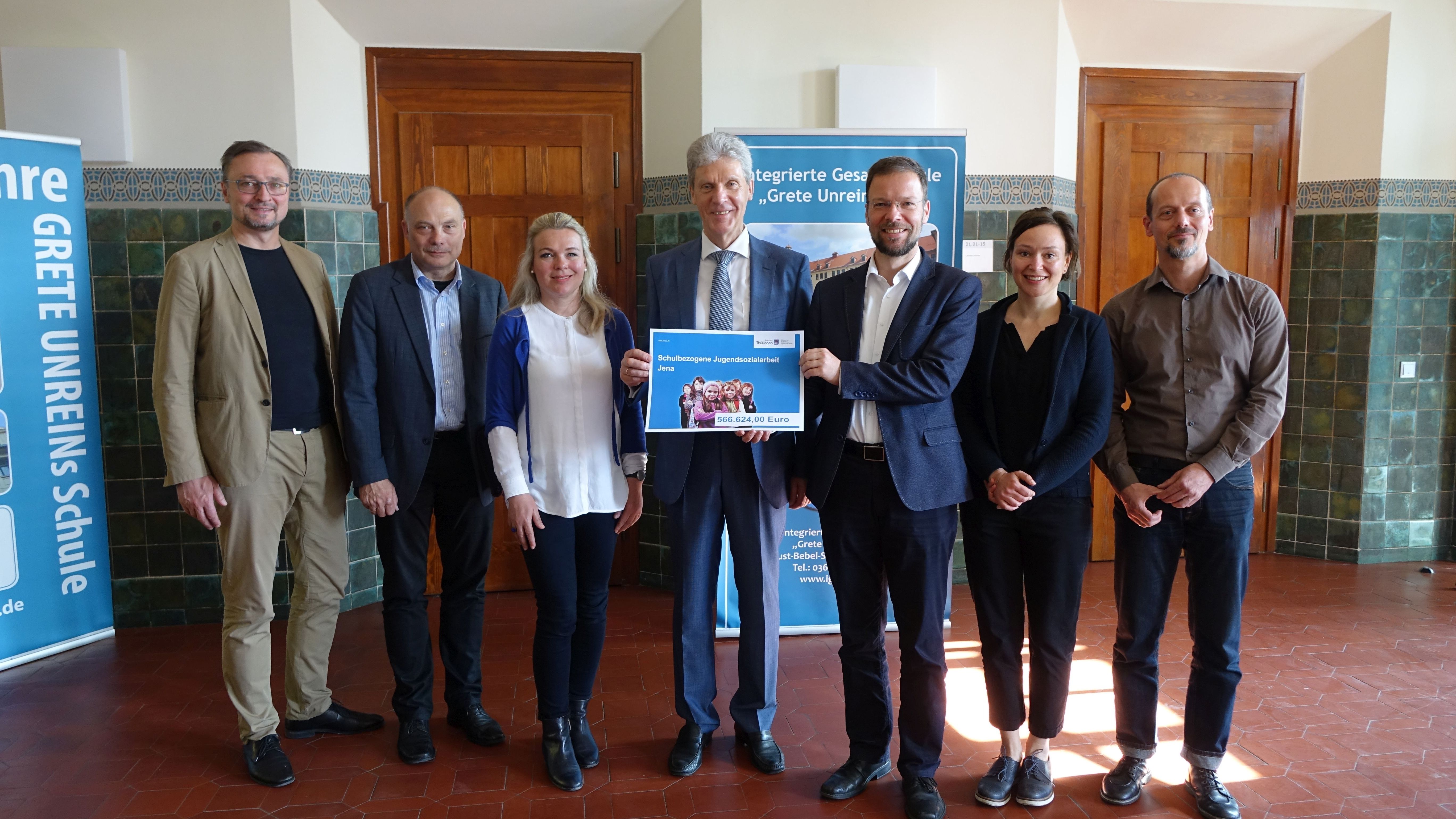 Zuwendungsbescheid für Schulsozialarbeit