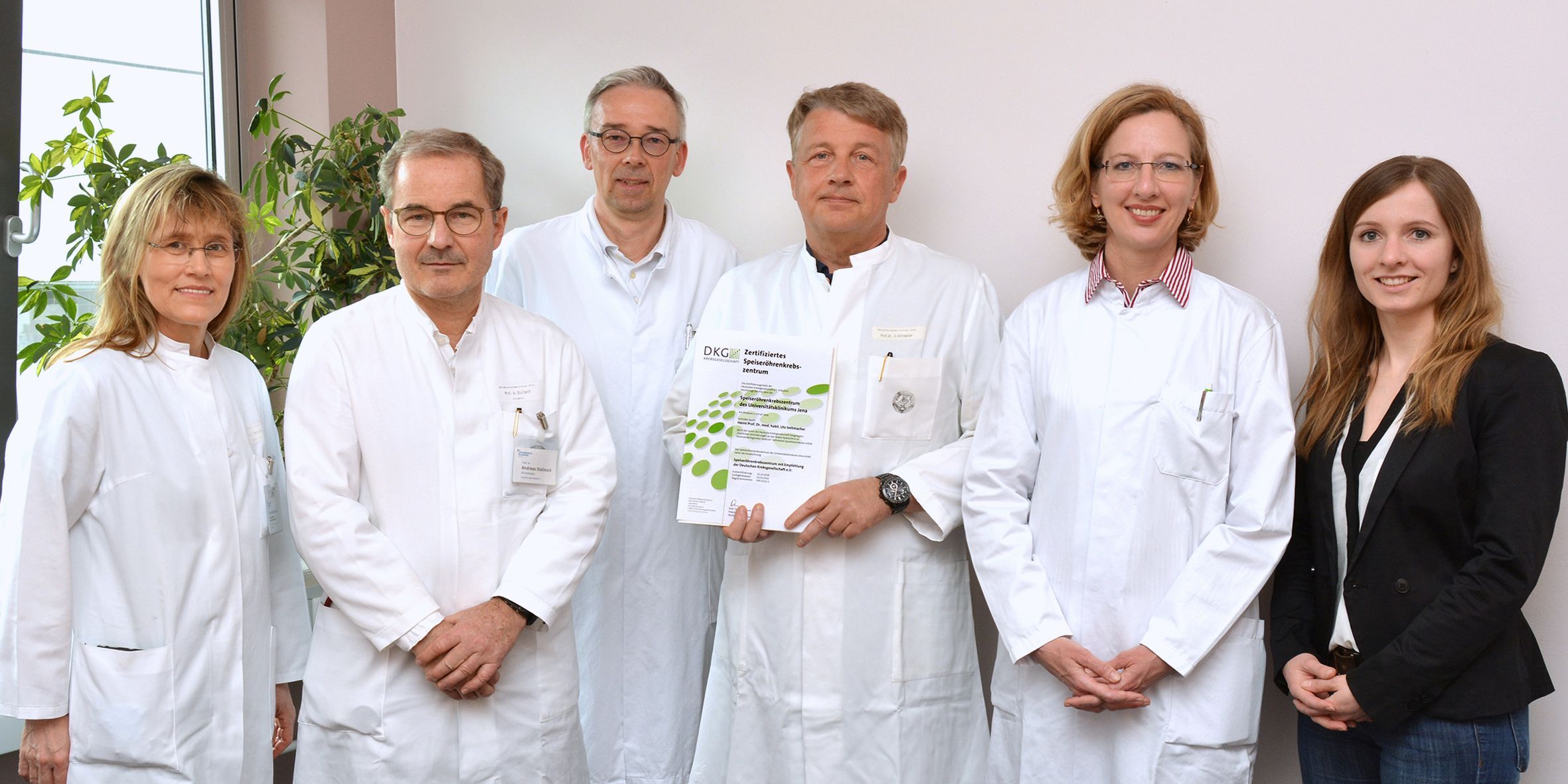 Jenaer Kompetenz bei Speiseröhrenkrebs bestätigt Jenaer Kompetenz bei Speiseröhrenkrebs bestätigt