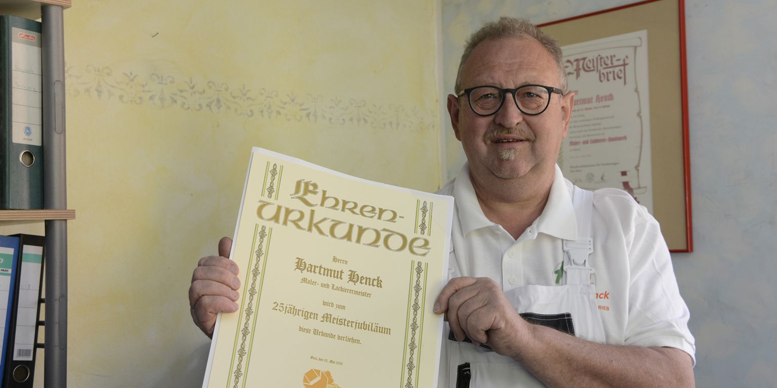 Jenaer Malermeister doppelt geehrt 