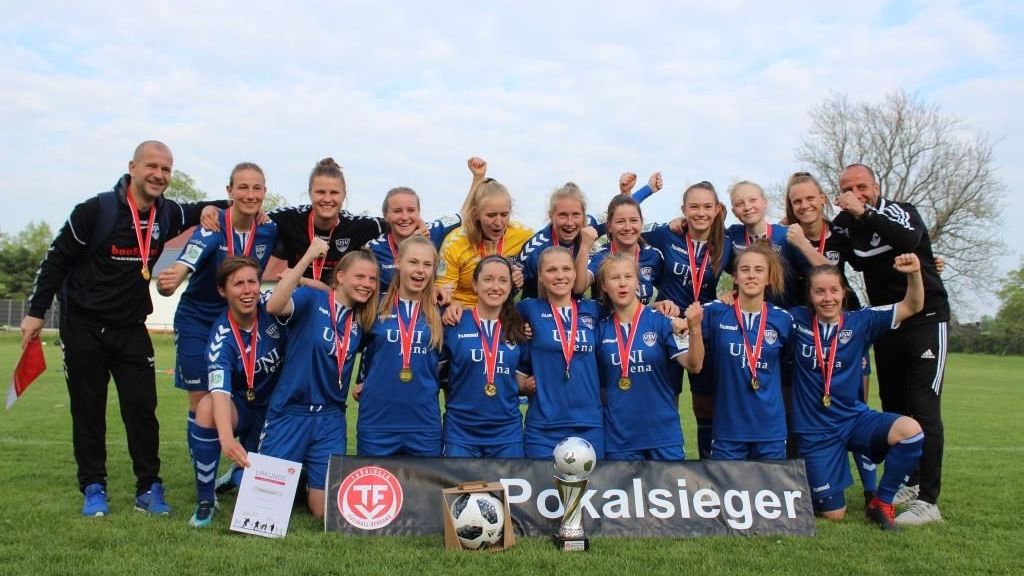 U21 des FF USV Jena gewinnt Thüringenpokal