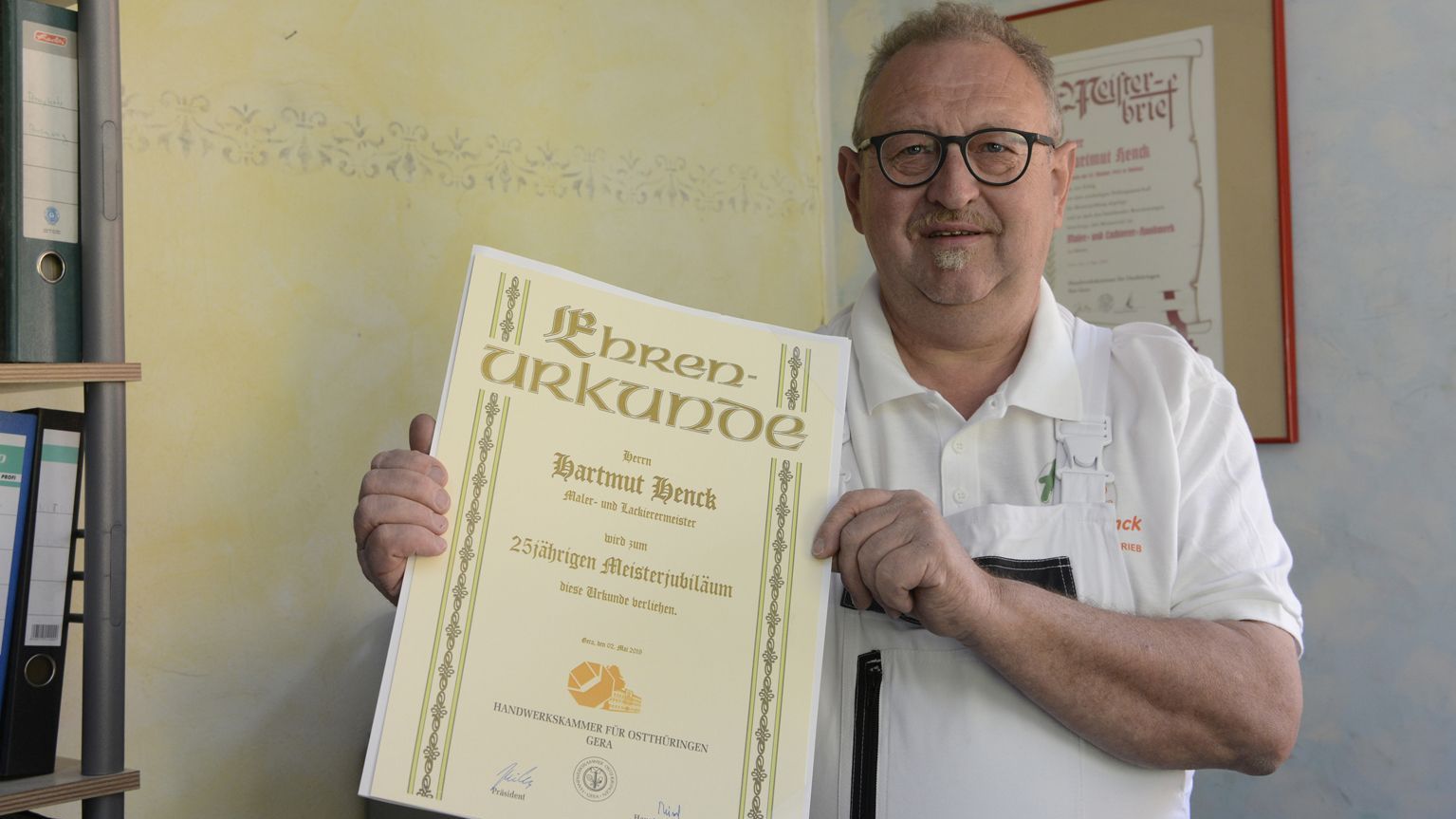 Jenaer Malermeister doppelt geehrt 