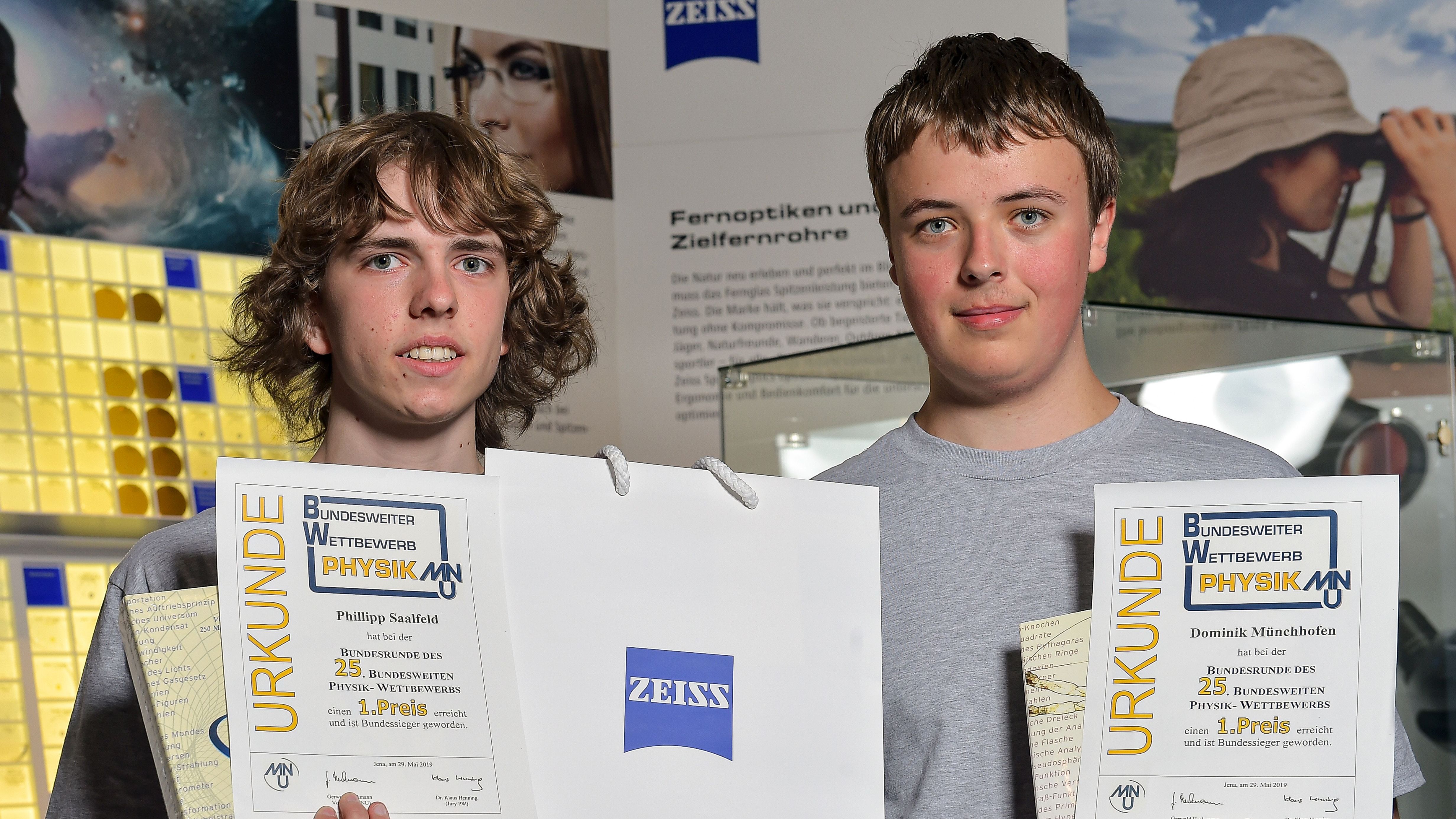 ZEISS unterstützte erneut Bundeswettbewerb Physik