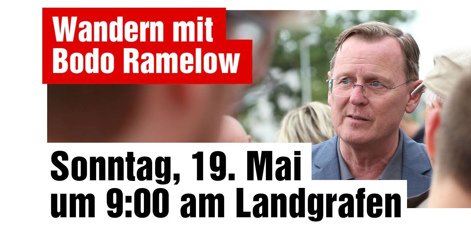 Wanderung mit Bodo Ramelow
