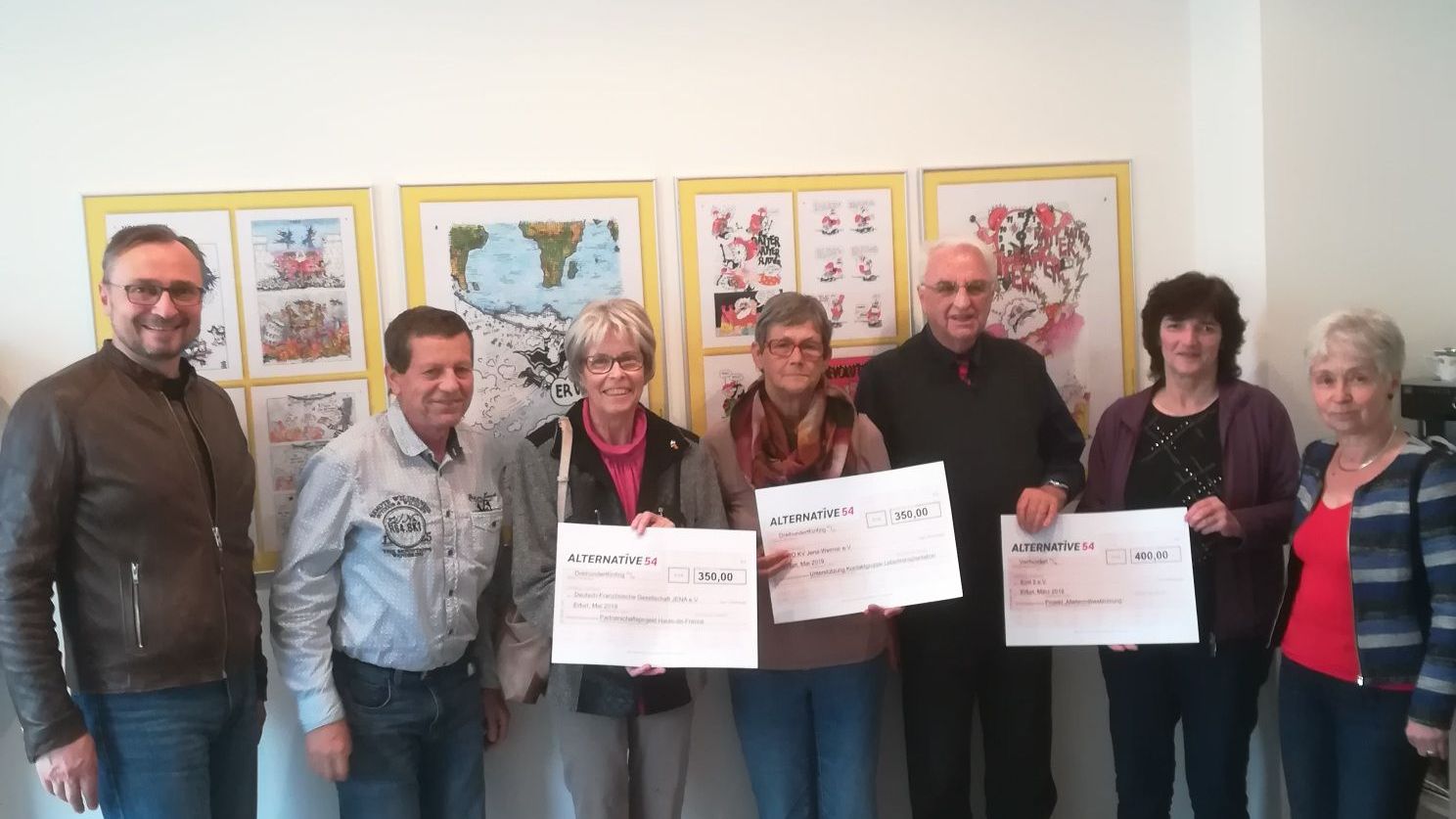 Spenden der Alternative 54 e.V. für Vereine und Initiativen