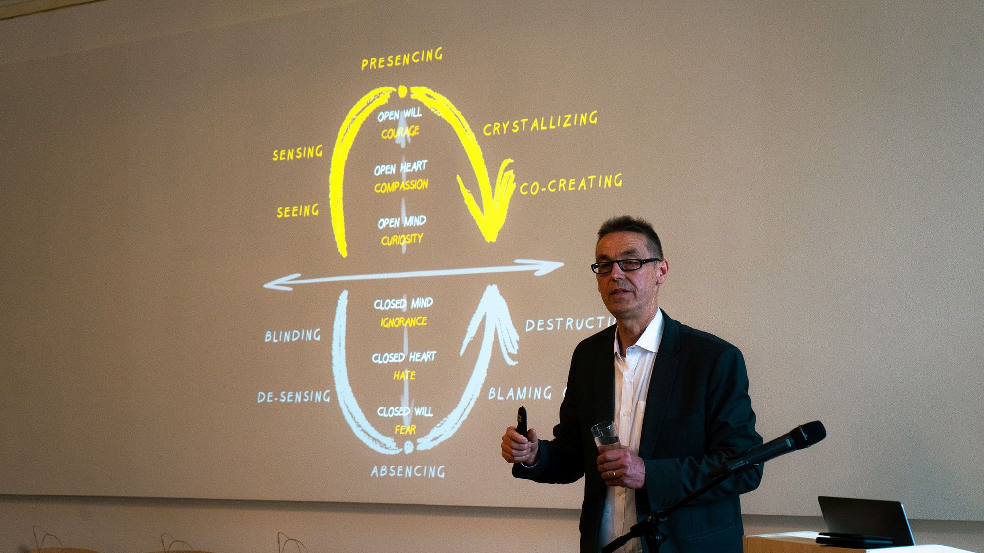 Podiumsdiskussion über die Zukunft der Hochschulen 