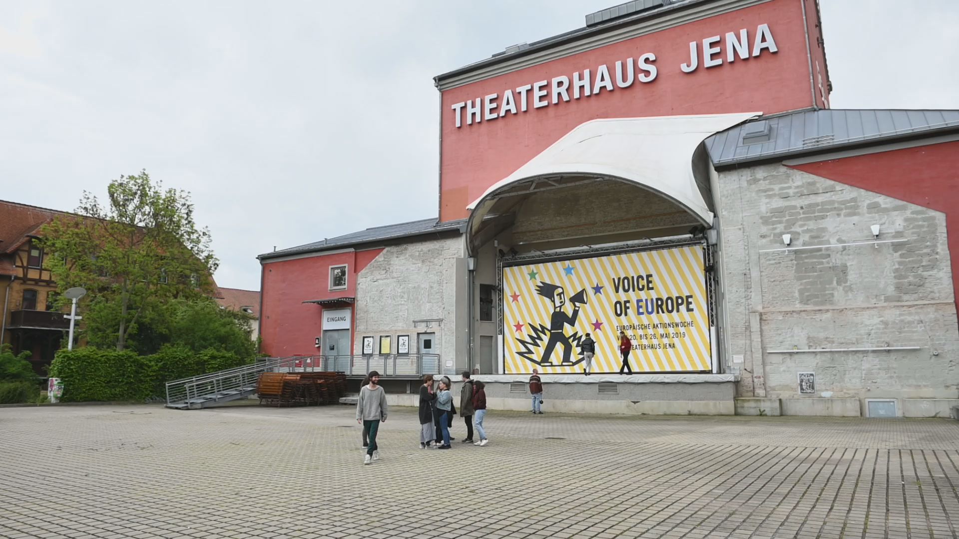 Kunstaktion: Das Theaterhaus veranstaltet zur Europawahl die Woche „Voice of Europe“ 